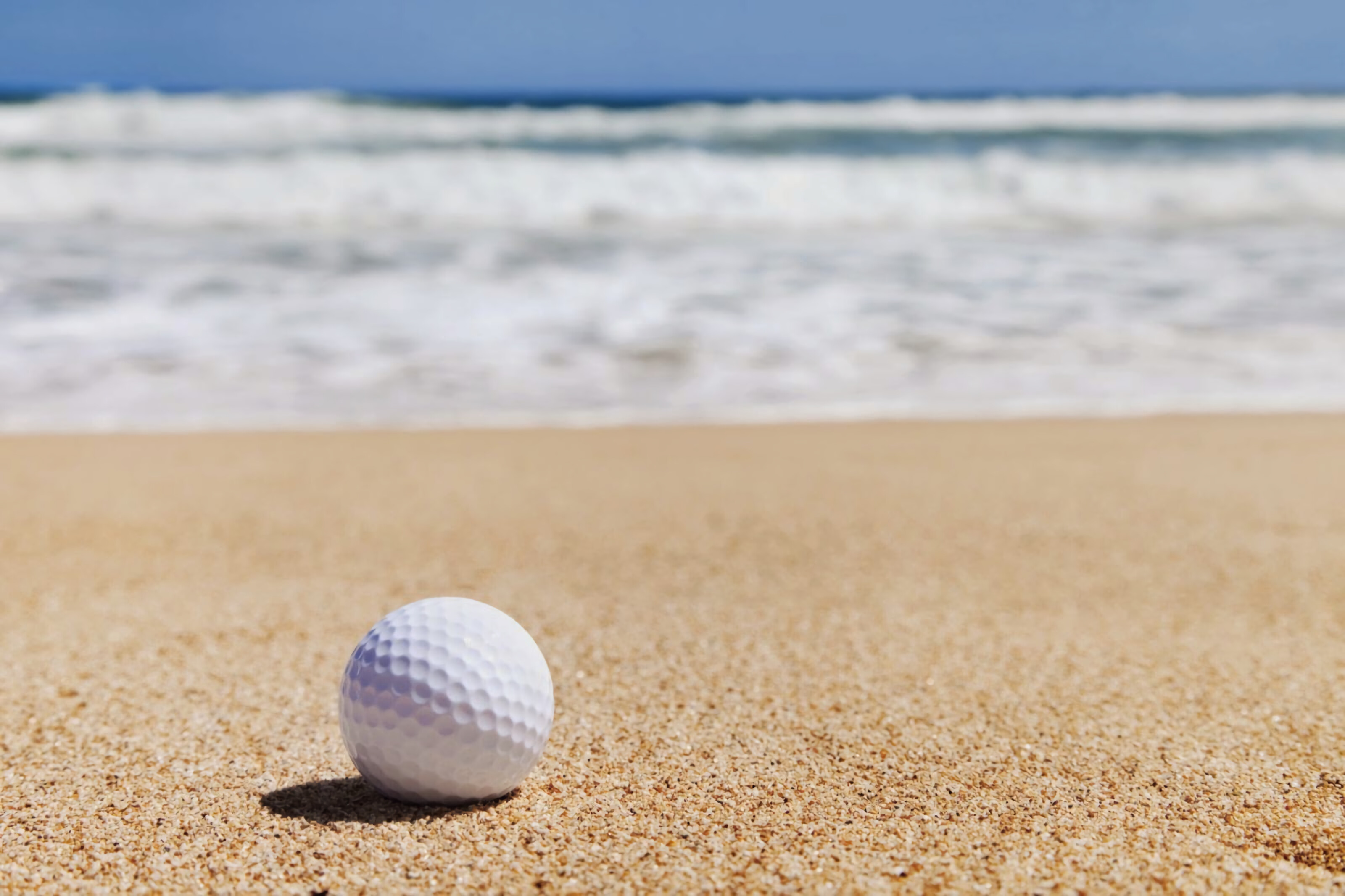 Beach Golf: A club-and-ball sport played on sandy surfaces, Coast. 3200x2140 HD Background.