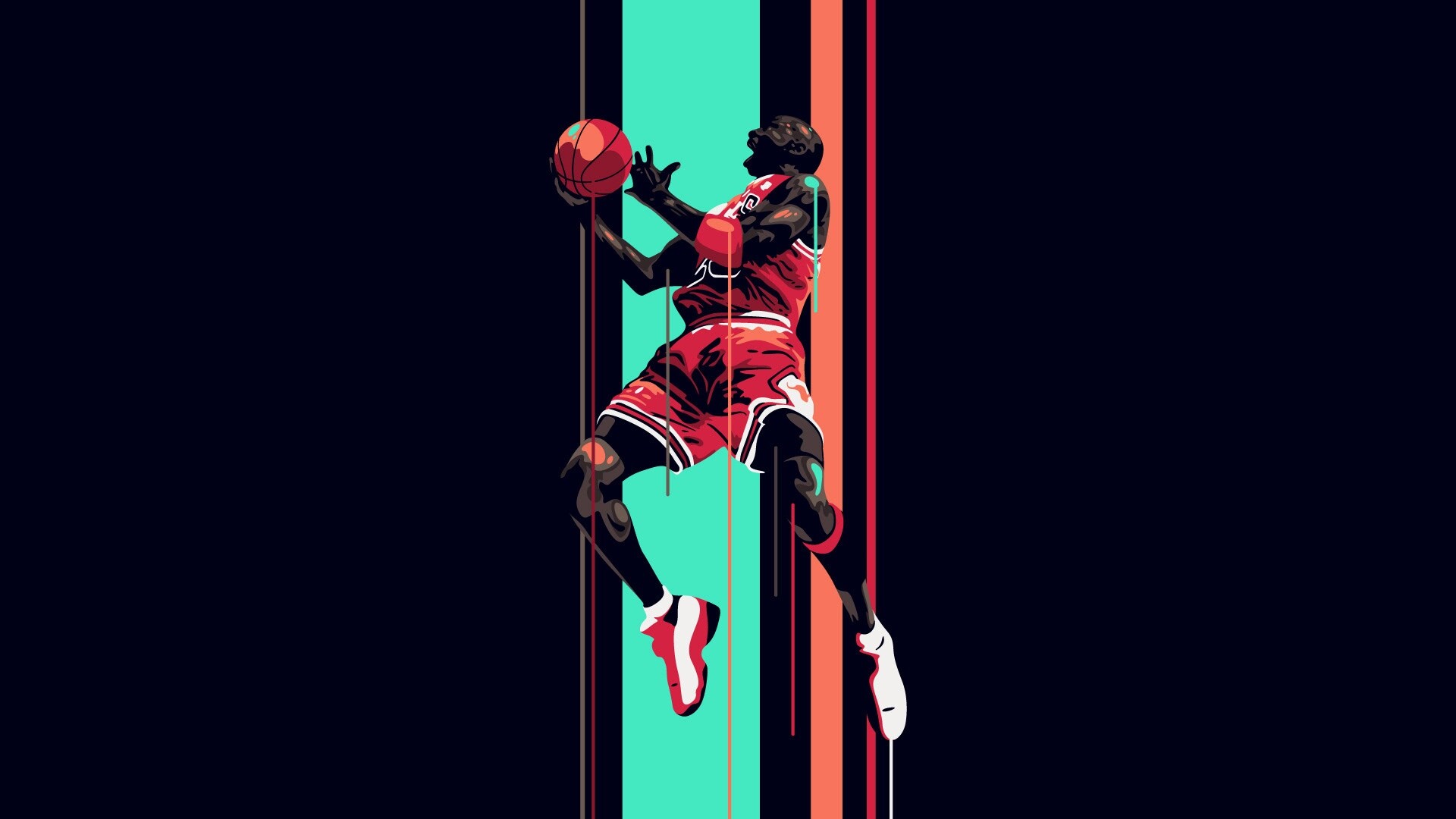 Michael Jordan: Won the NBA's regular season and All-Star Game MVP awards in the 1995–96 season. 1920x1080 Full HD Wallpaper.