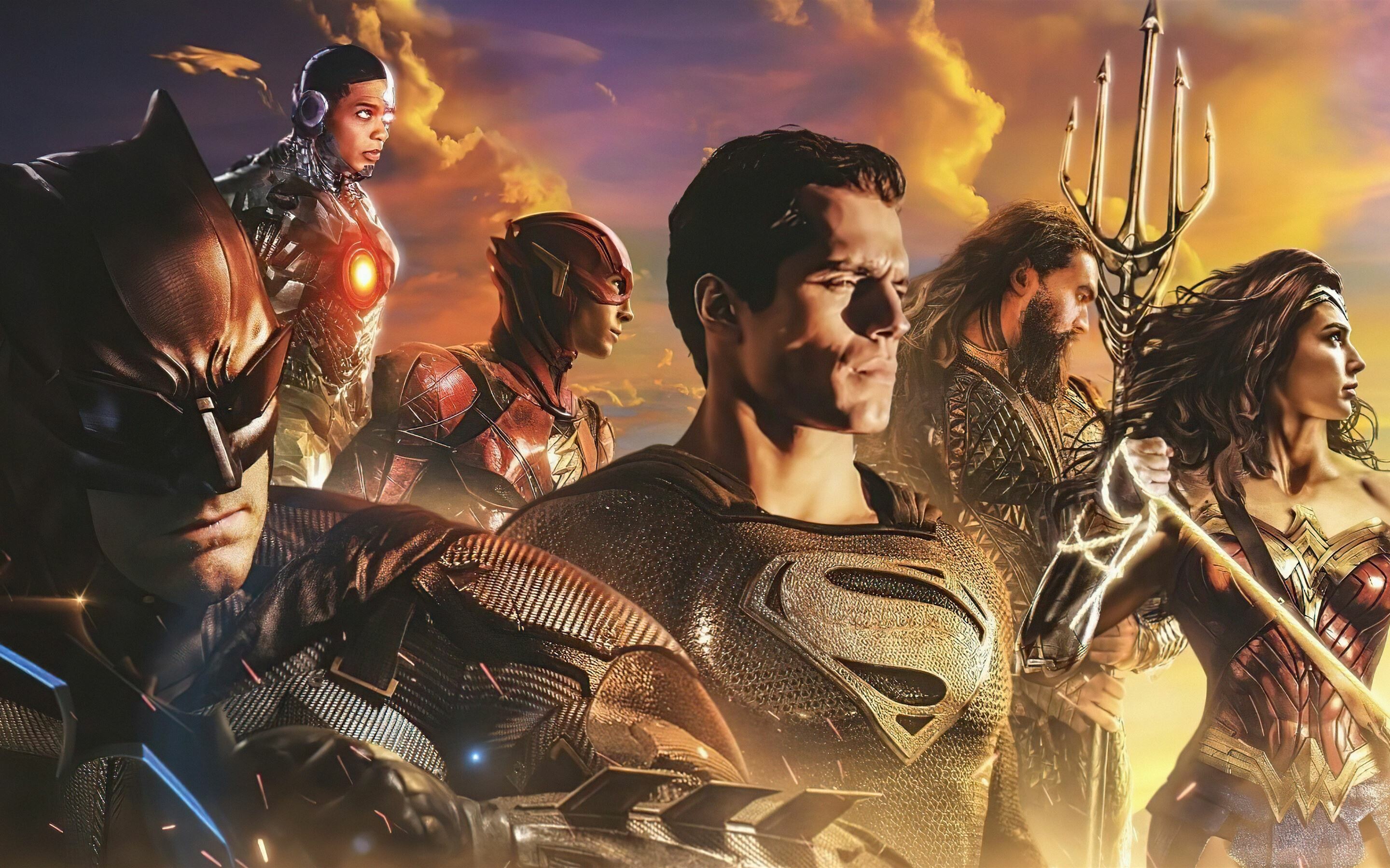Justice League, Zack Snyder's cut, MacBook Air wallpaper, Download, 2880x1800 HD Desktop