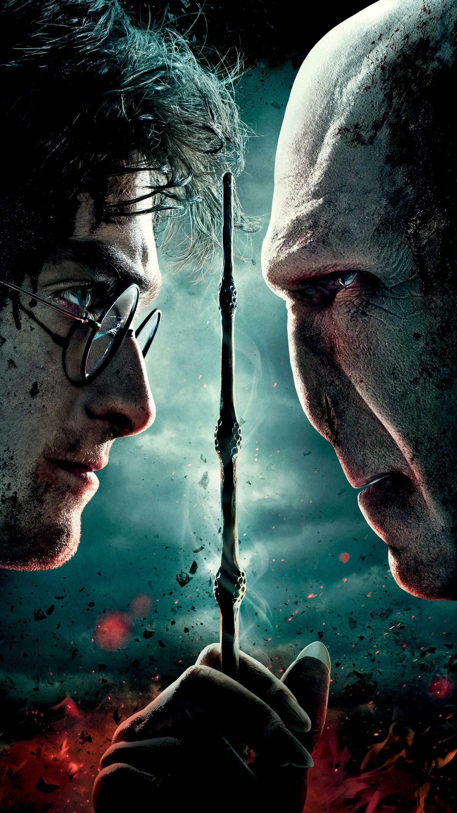 Harry Potter: The second of two cinematic parts based on J. K. Rowling's 2007 novel of the same name, The Deathly Hallows. 1540x2740 HD Wallpaper.
