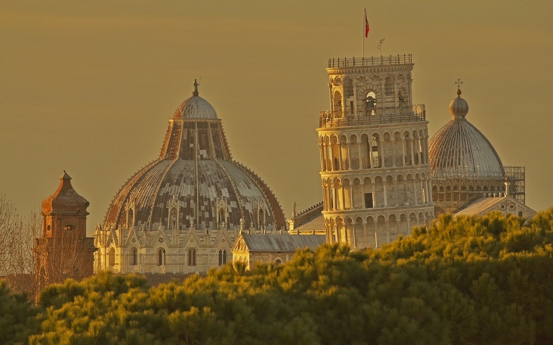 Menara Pisa wallpaper, Striking visual, Architectural marvel, Pisa's icon, 1920x1200 HD Desktop