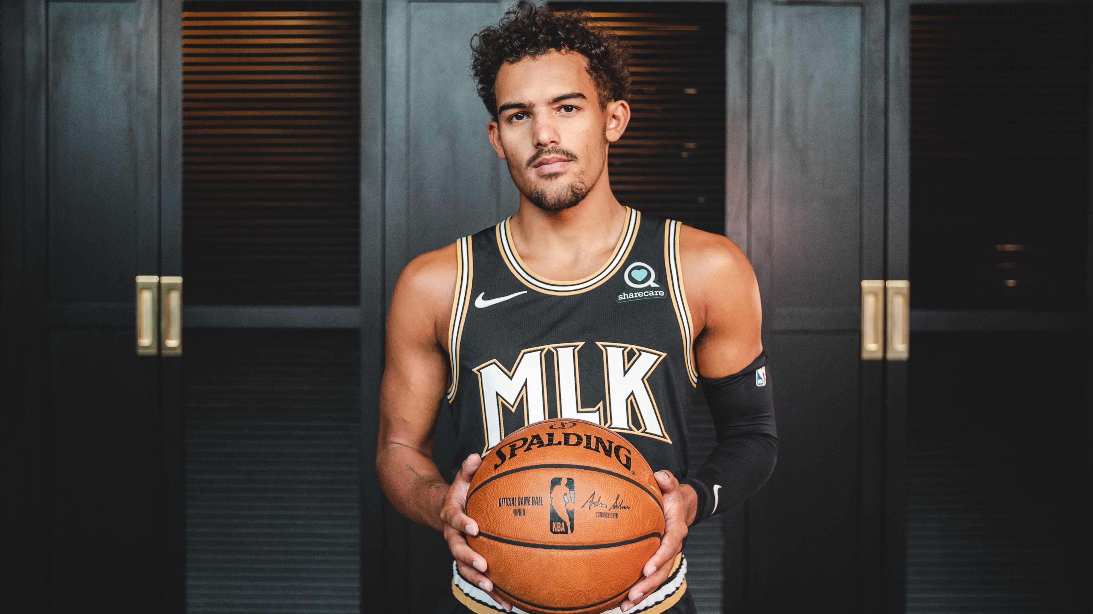 Trae Young, Dynamic wallpapers, Unique backgrounds, NBA superstar, 3820x2150 HD Desktop