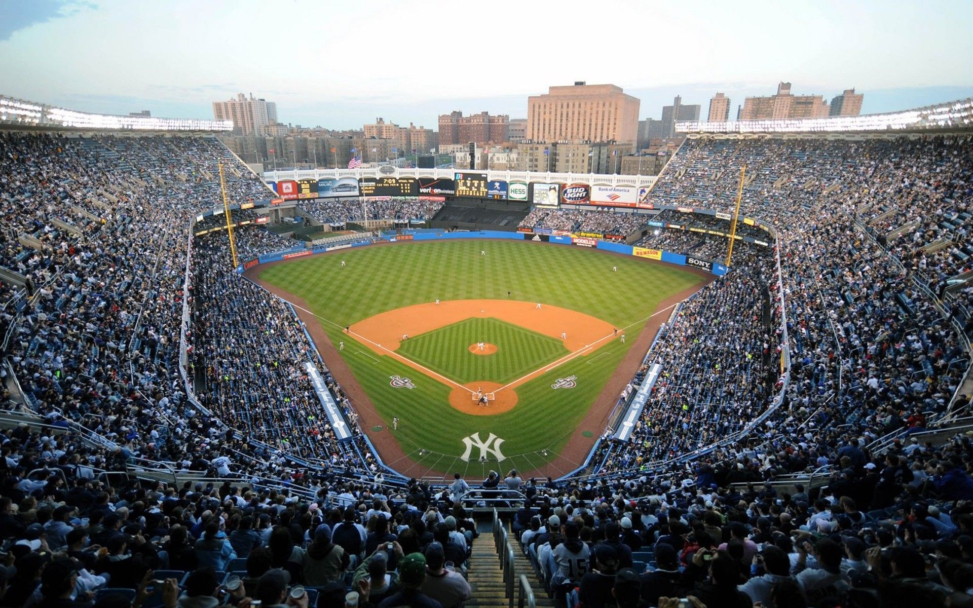 Yankee Stadium, Baseball icon, Bronx landmark, Home of Yankees, Sportive grandeur, 1920x1200 HD Desktop