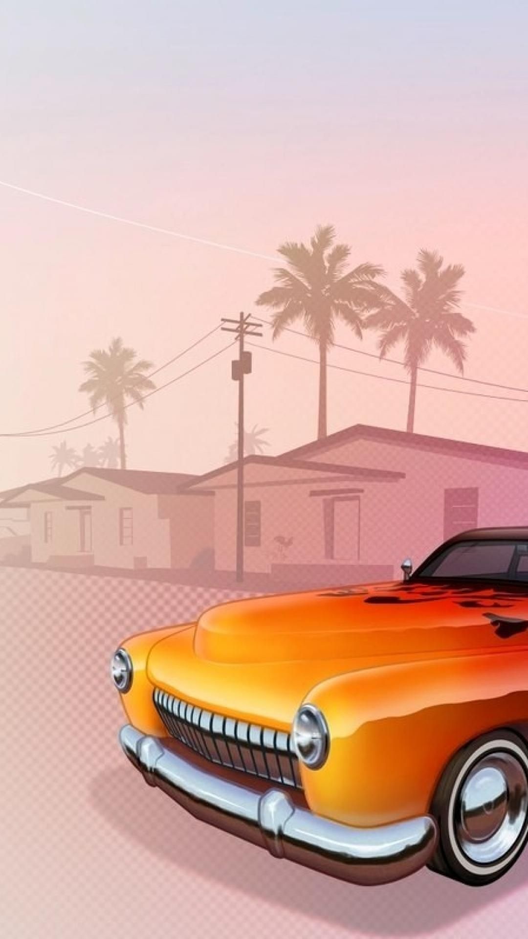 GTA: Vice City, Vibrant gaming, Fun coloring pages, Iconic characters, 1080x1920 Full HD Phone