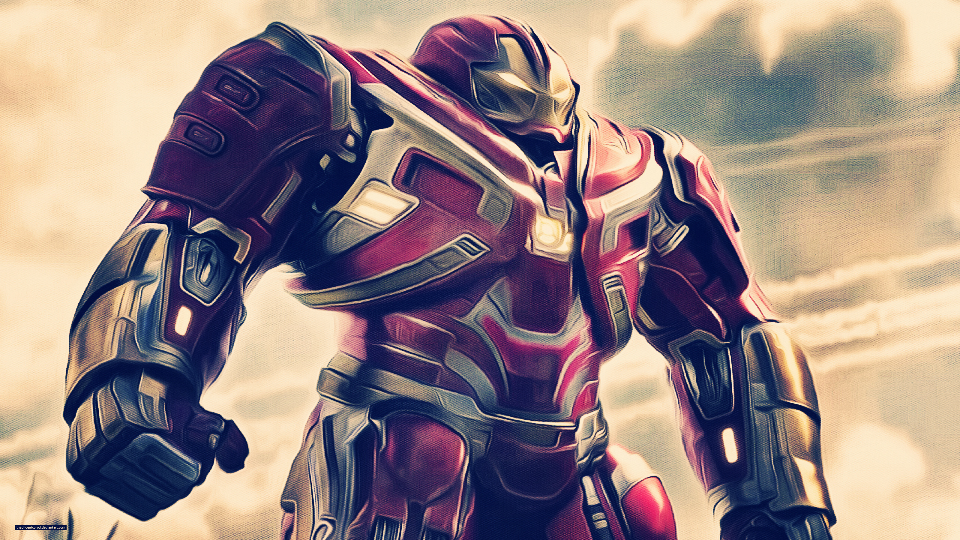 Hulkbuster armor, Marvel comics, Superhero wallpapers, HD backgrounds, 3200x1800 HD Desktop