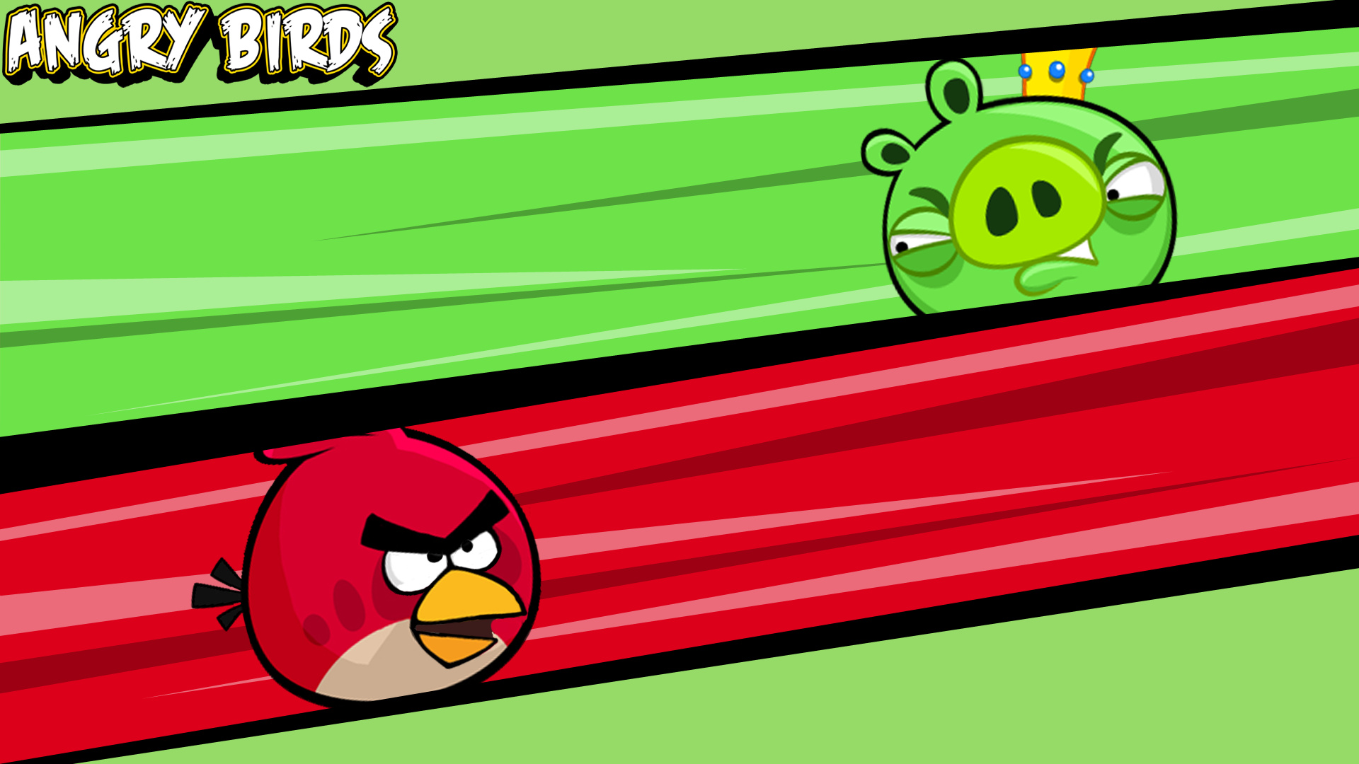 Angry Birds, Red bird wallpaper, Vibrant feathers, Bird frenzy, 1920x1080 Full HD Desktop