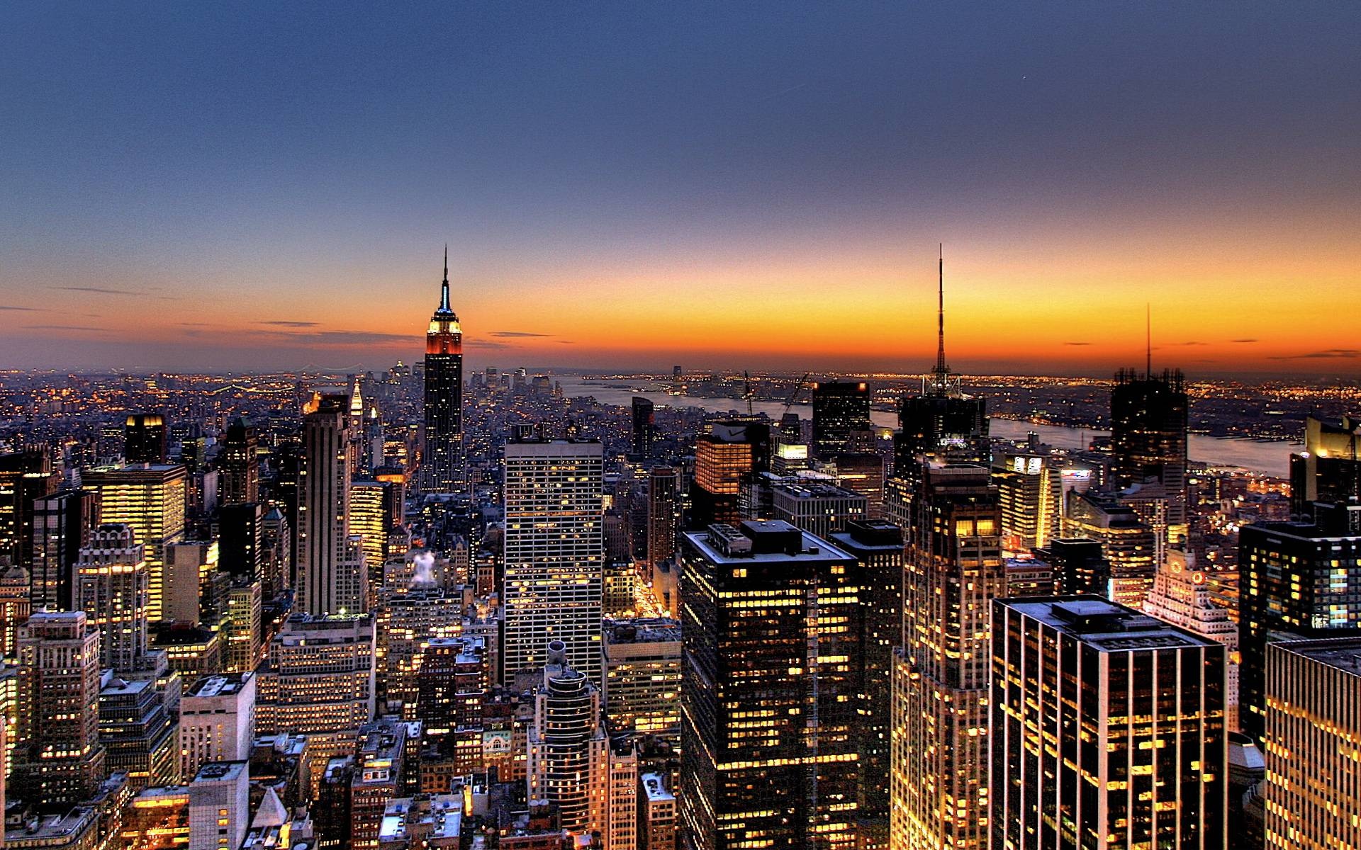 Skyline travels, New York's allure, Top free backgrounds, Urban splendor, 1920x1200 HD Desktop