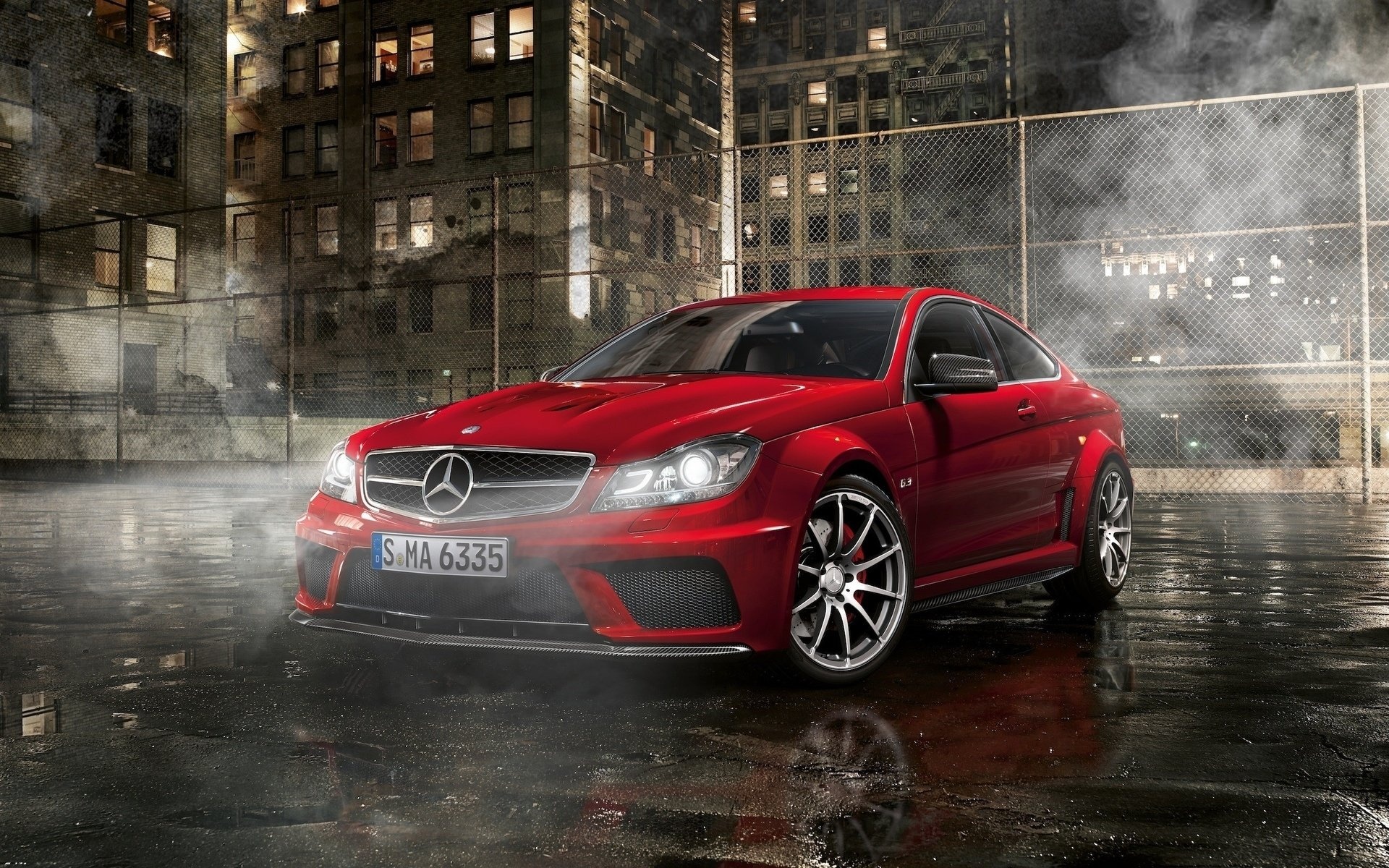 Mercedes-Benz C-Class tuning, High-resolution wallpapers, Stylish customization, Enhanced performance, 1920x1200 HD Desktop