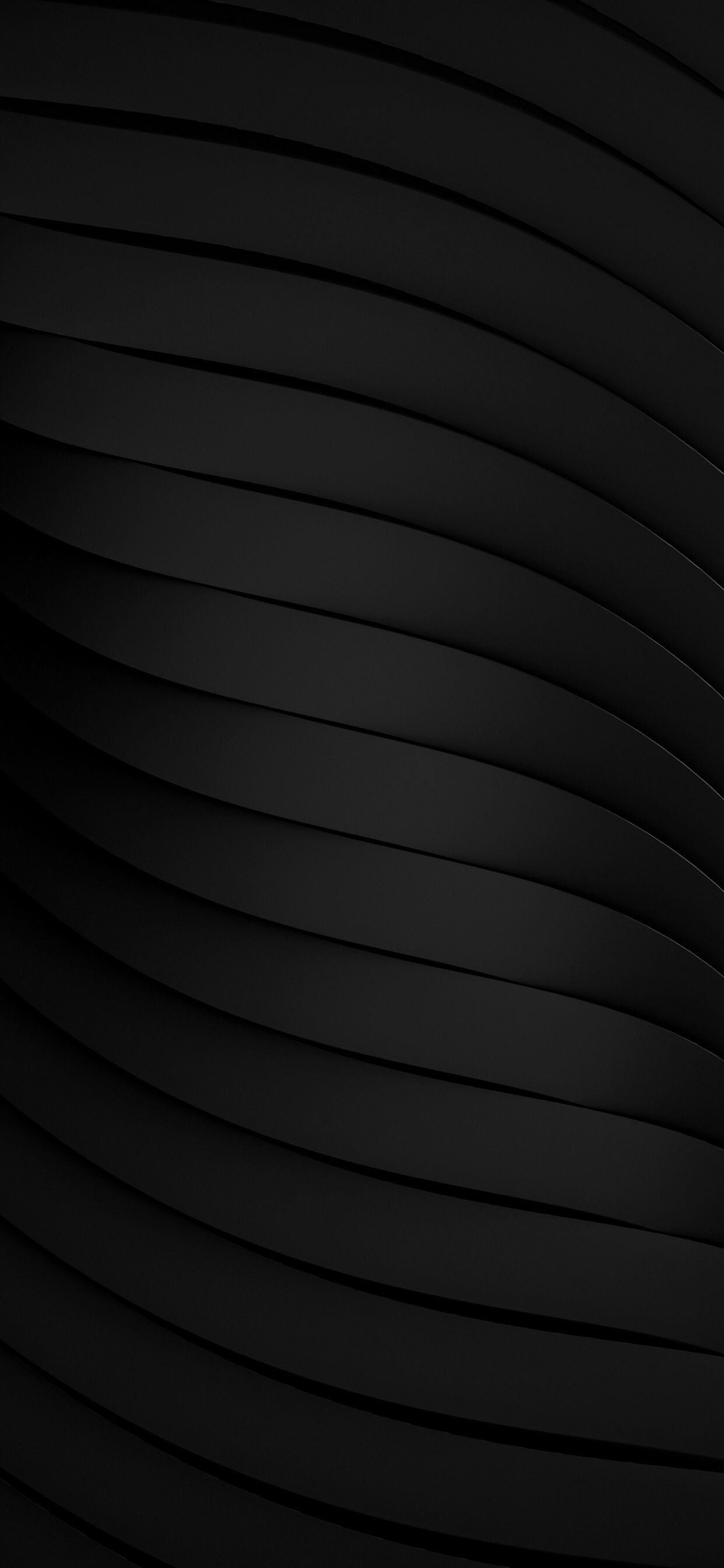 3D Depths, Graphic Intricacy, Rich Shadows, Solid Black, Space Dimension, 1250x2690 HD Phone