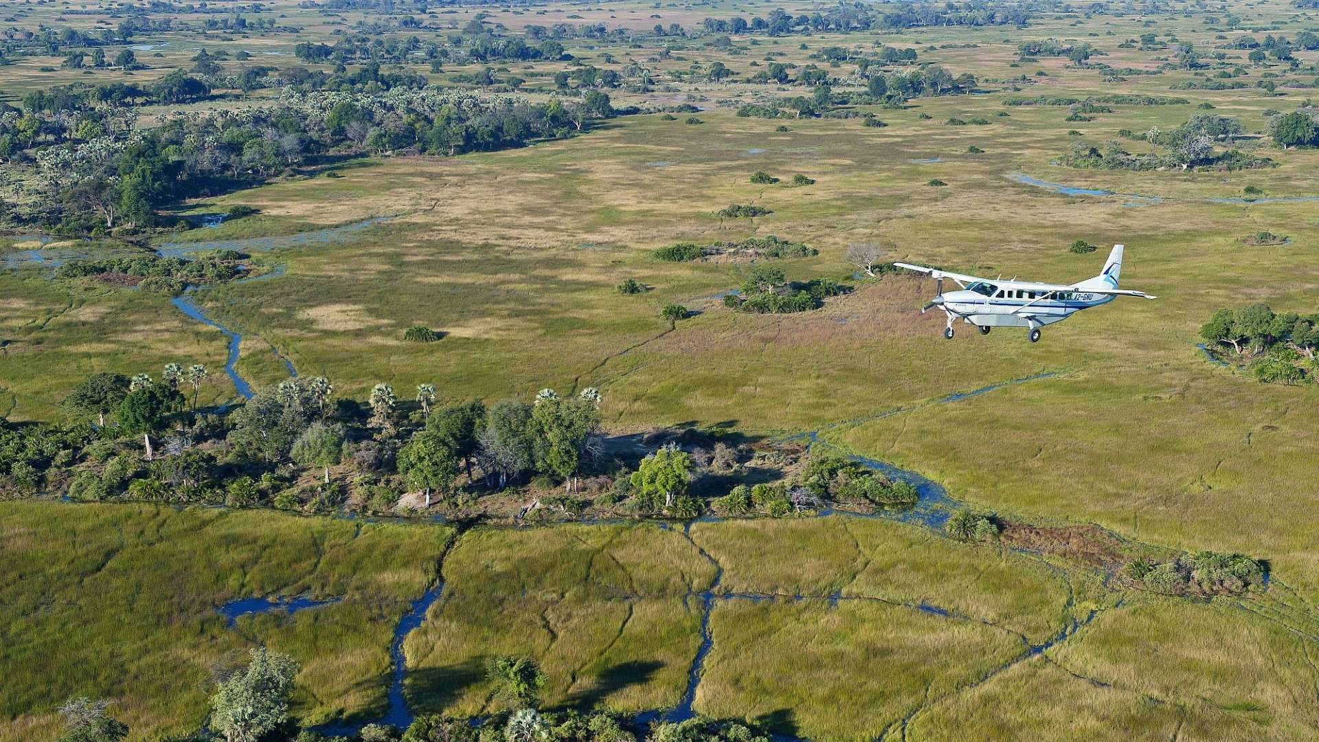 Okavango Delta, Fly-in safari, Discover Botswana, Breathtaking landscapes, 1920x1080 Full HD Desktop