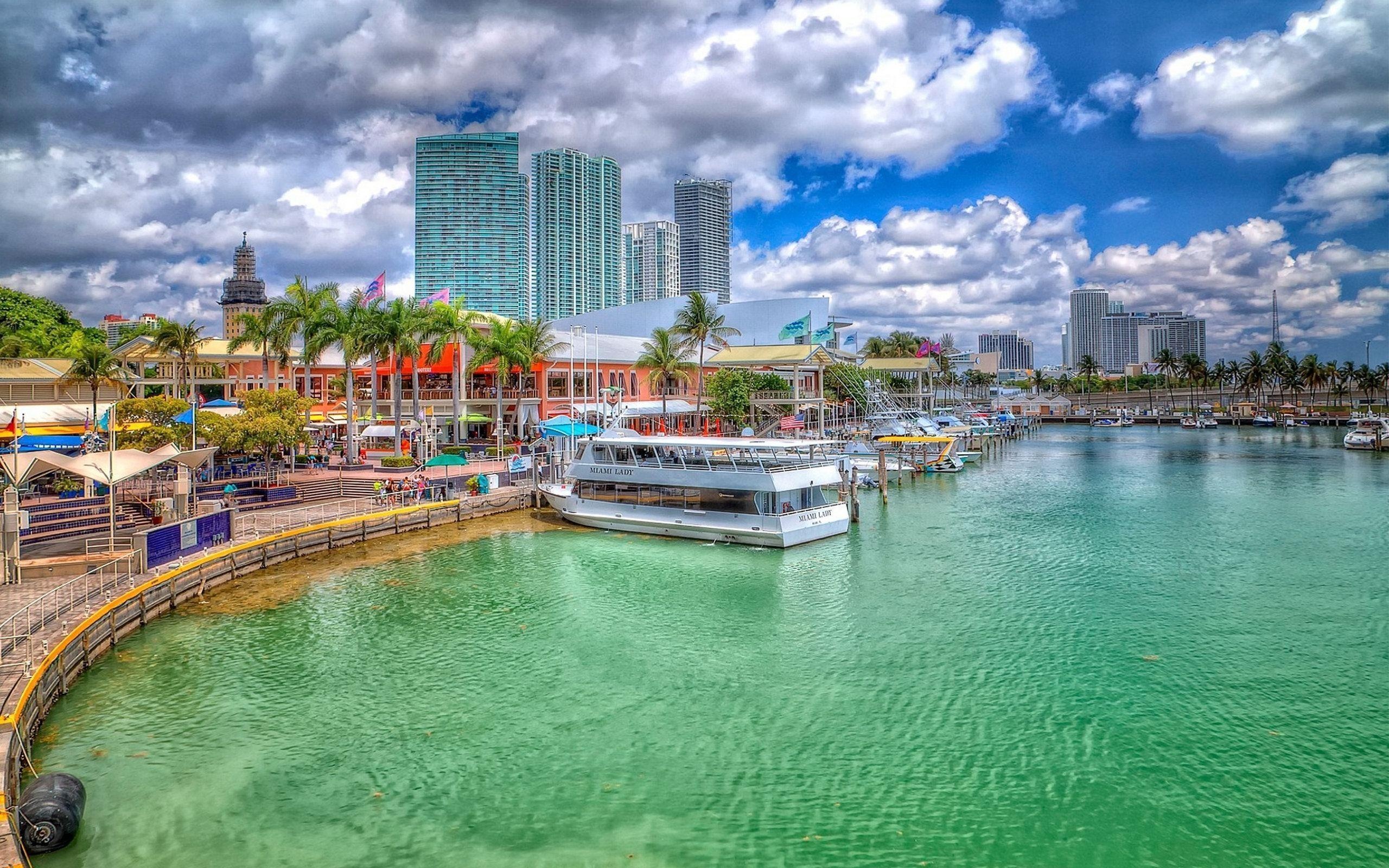 Miami Beach Skyline, Travels, Desktop wallpapers, 2560x1600 HD Desktop