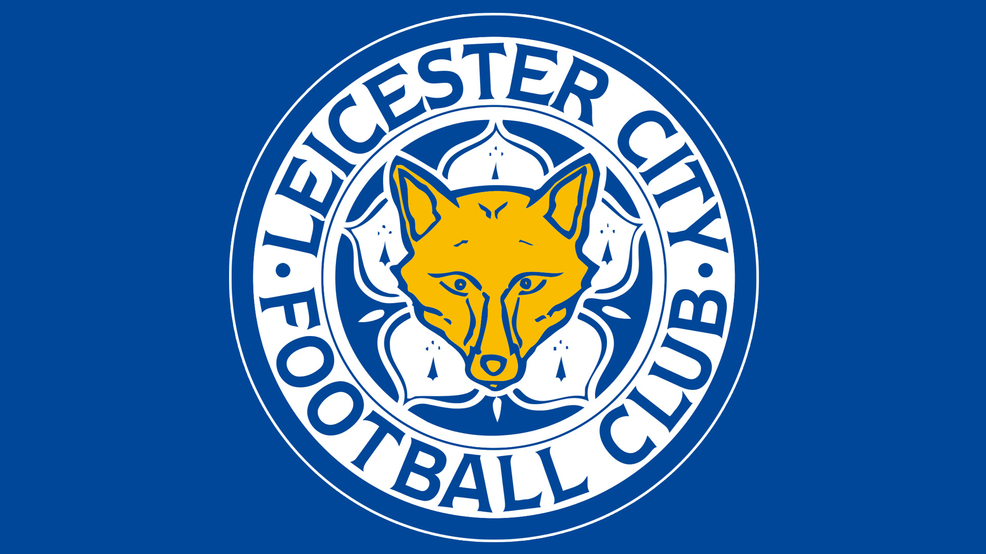 Leicester City, Blue background, Football club logo, 1920x1080 Full HD Desktop