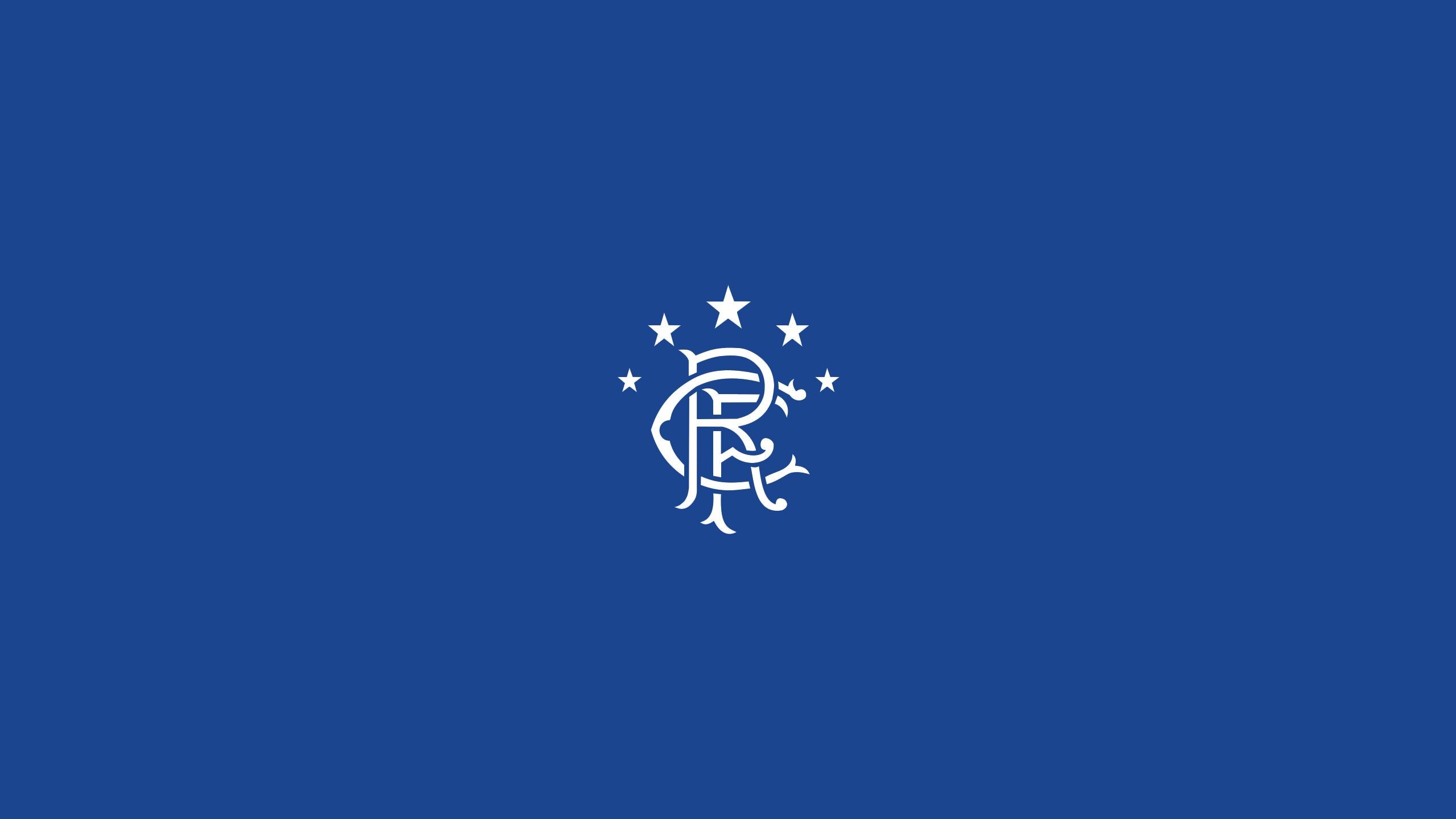 Rangers F.C.: Scottish professional football club from Glasgow, founded in 1872. 2560x1440 HD Background.