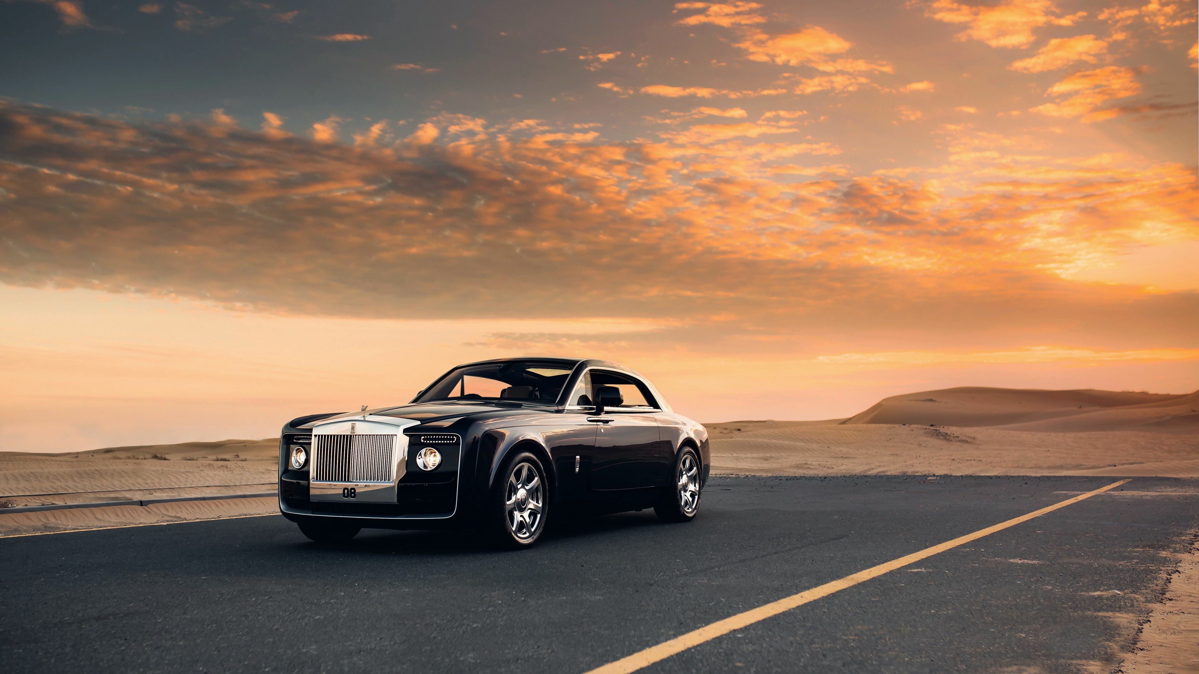Rolls-Royce: Model Sweptail, Luxury cars, British manufacturer. 3840x2160 4K Background.