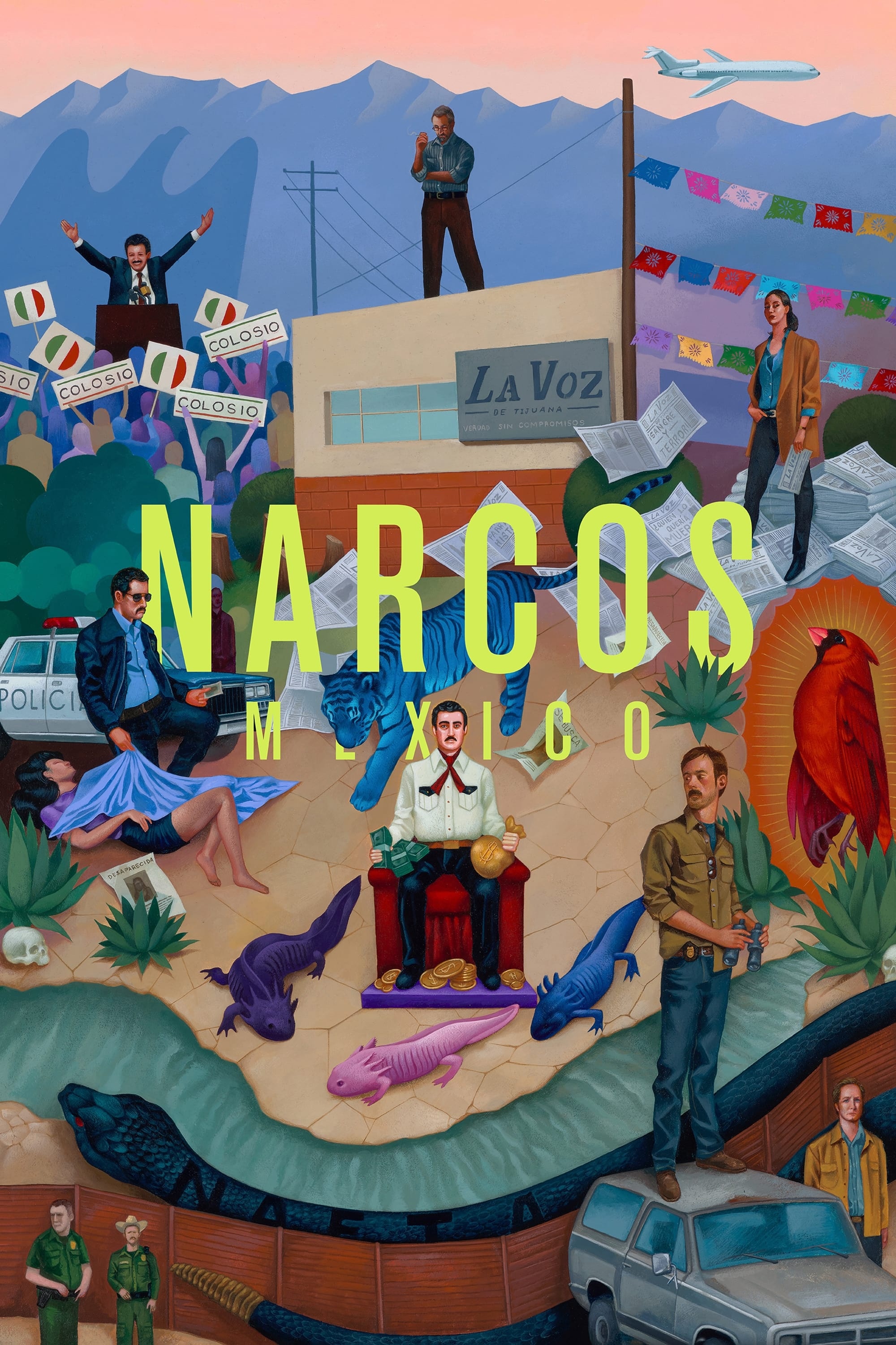 Poster, Narcos: Mexico Wallpaper, 2000x3000 HD Handy