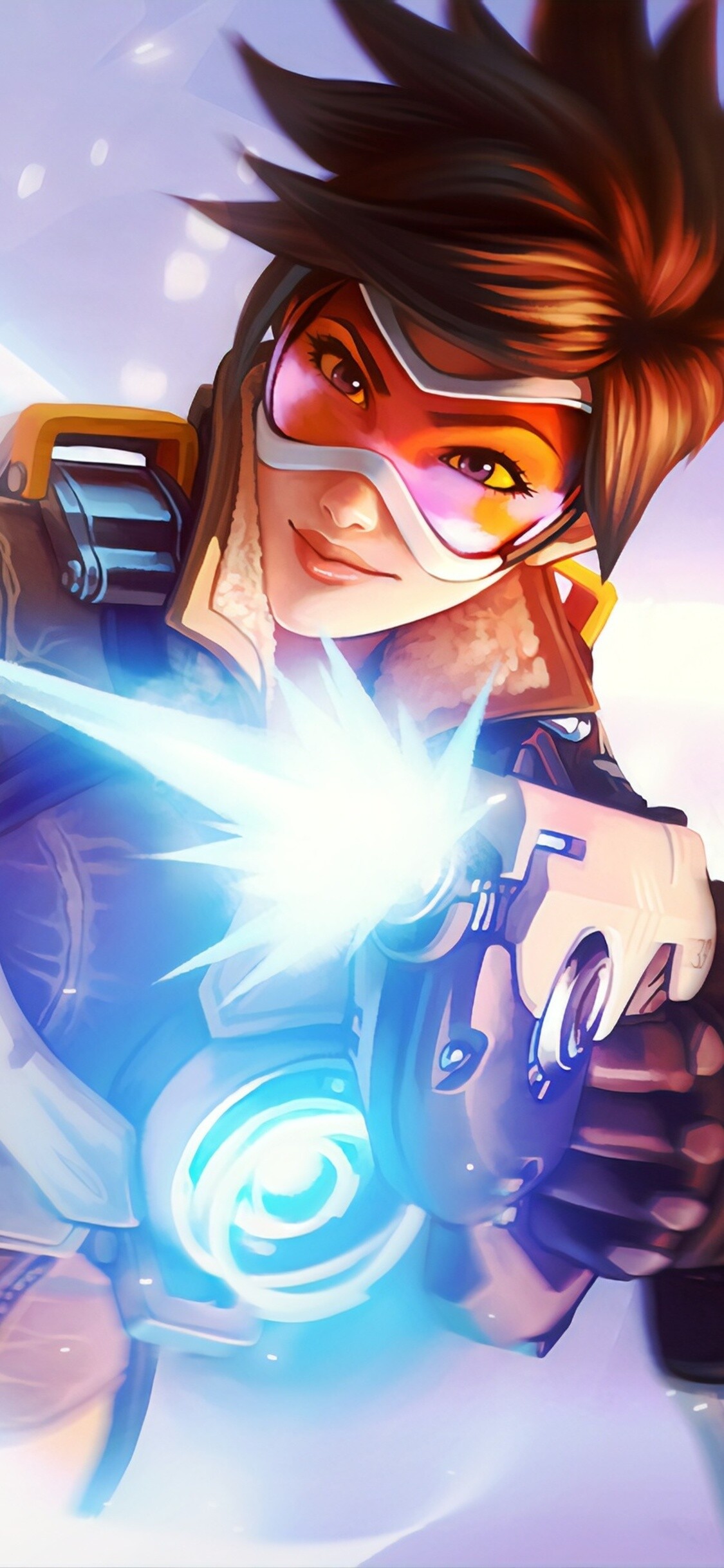 Overwatch: Tracer, The first Hero developed for the game. 1130x2440 HD Wallpaper.