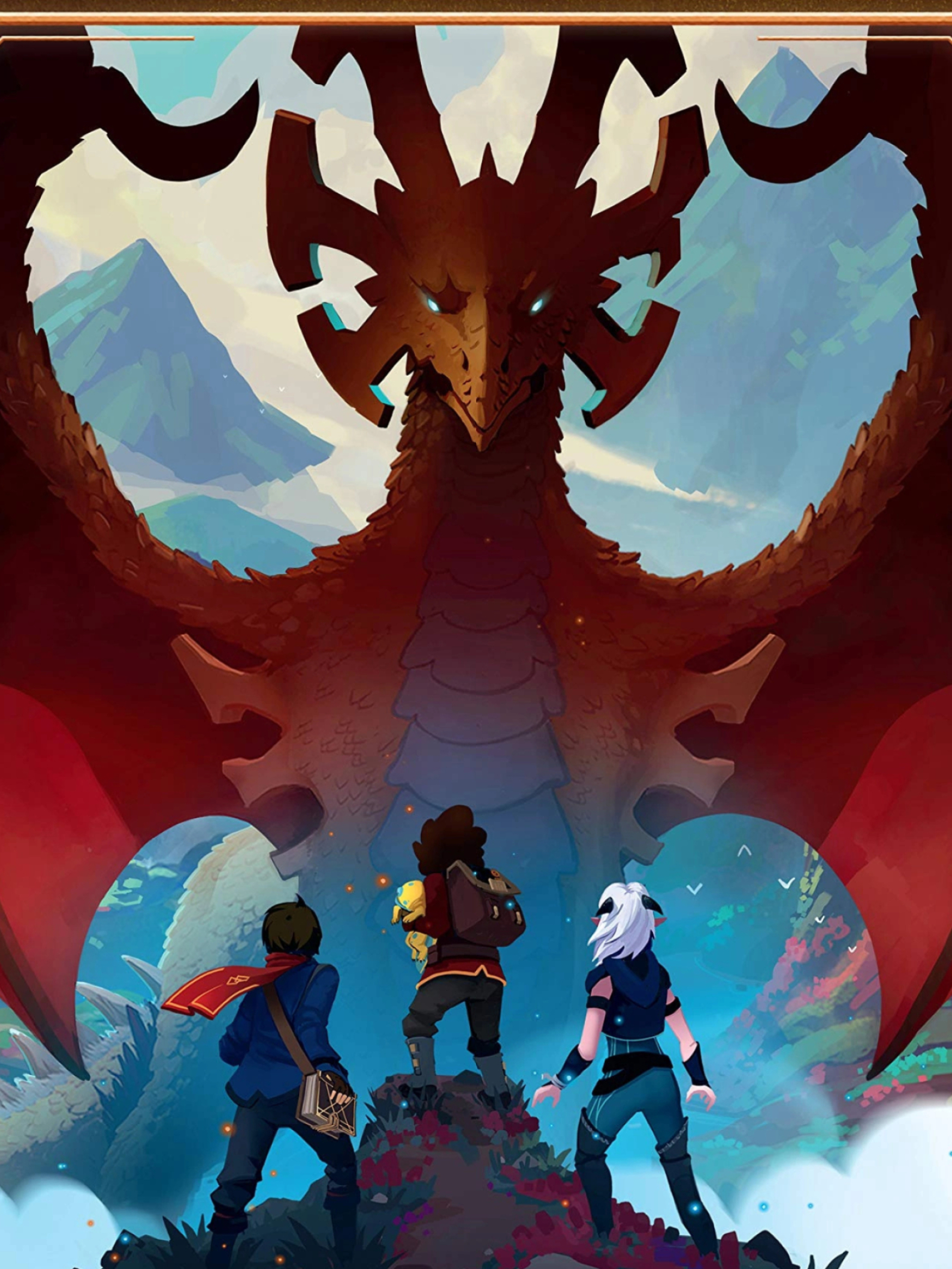 The Dragon Prince, Art book, Behind-the-scenes, Intricate details, 1920x2560 HD Phone