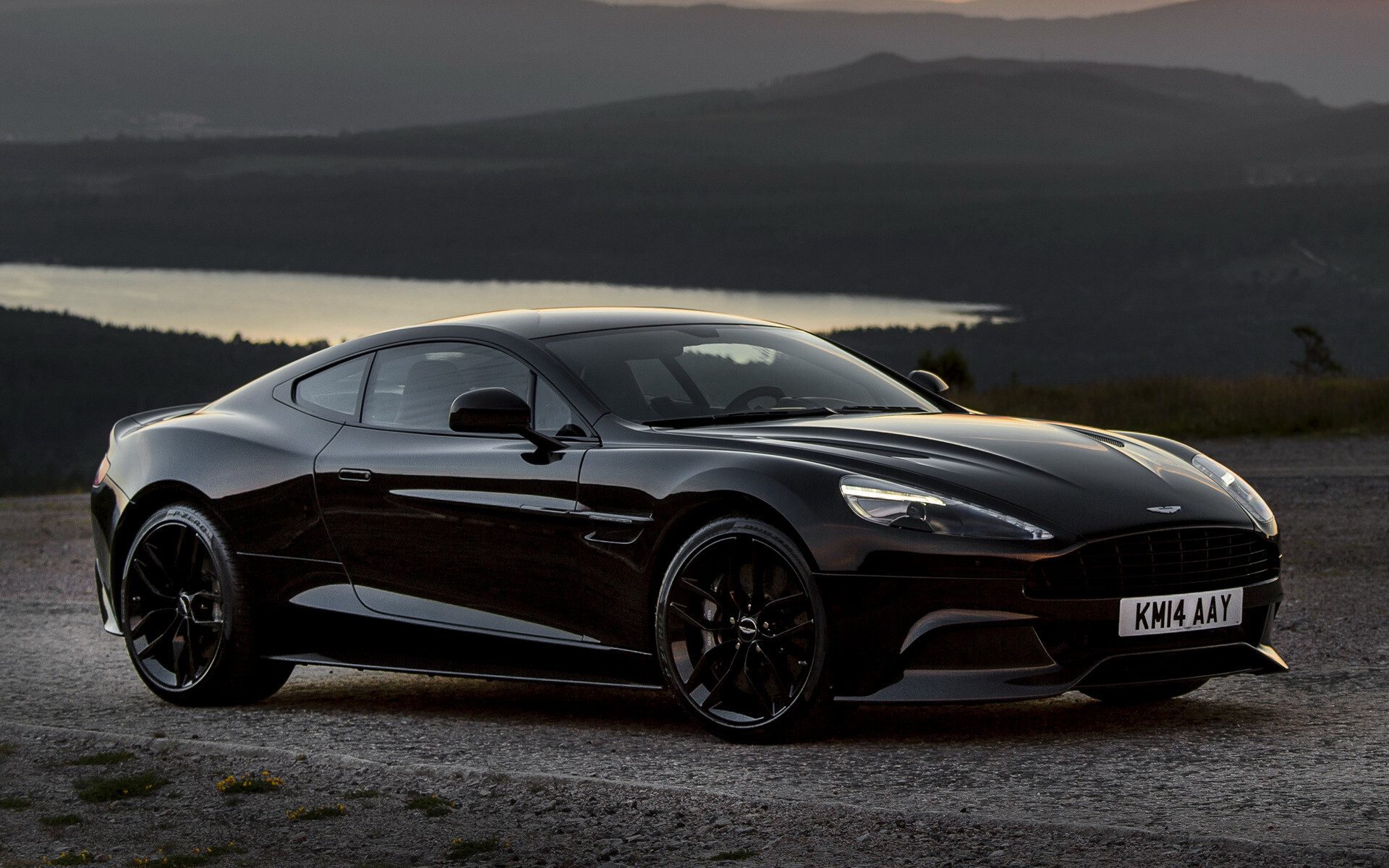 Aston Martin: A worldwide icon of car manufacturing, Vanquish Carbon Black. 1920x1200 HD Wallpaper.