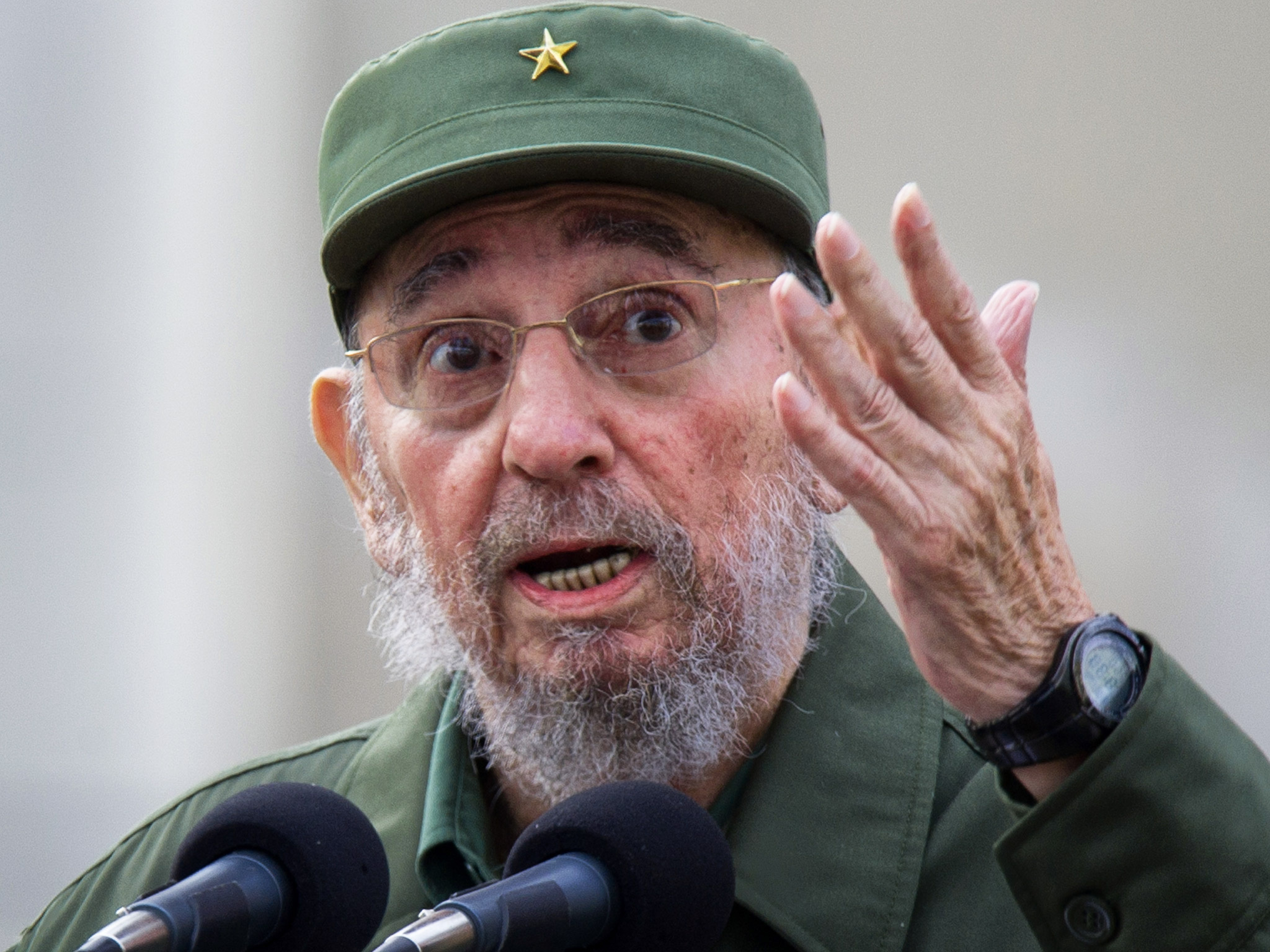 Fidel Castro: Launched a failed attack on the Moncada Barracks in 1953. 2050x1540 HD Background.