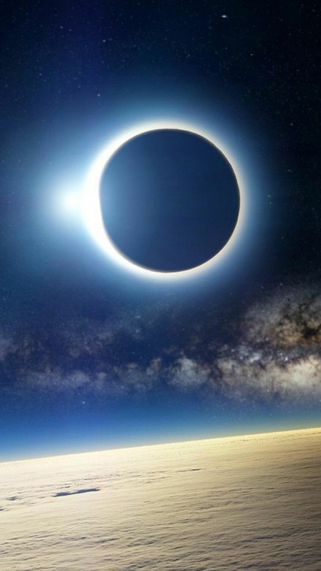 Solar Eclipse, Celestial marvel, Astronomical phenomenon, Dazzling spectacle, 1080x1920 Full HD Handy