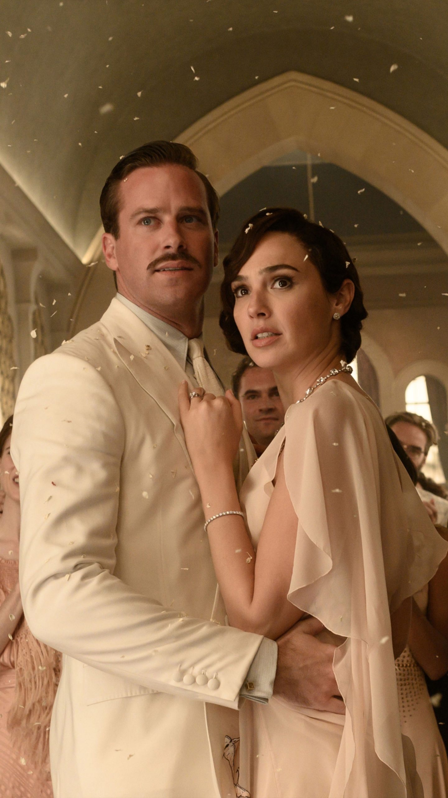 Death on the Nile, Armie Hammer, Gal Gadot, Mobile wallpaper, 1440x2560 HD Handy