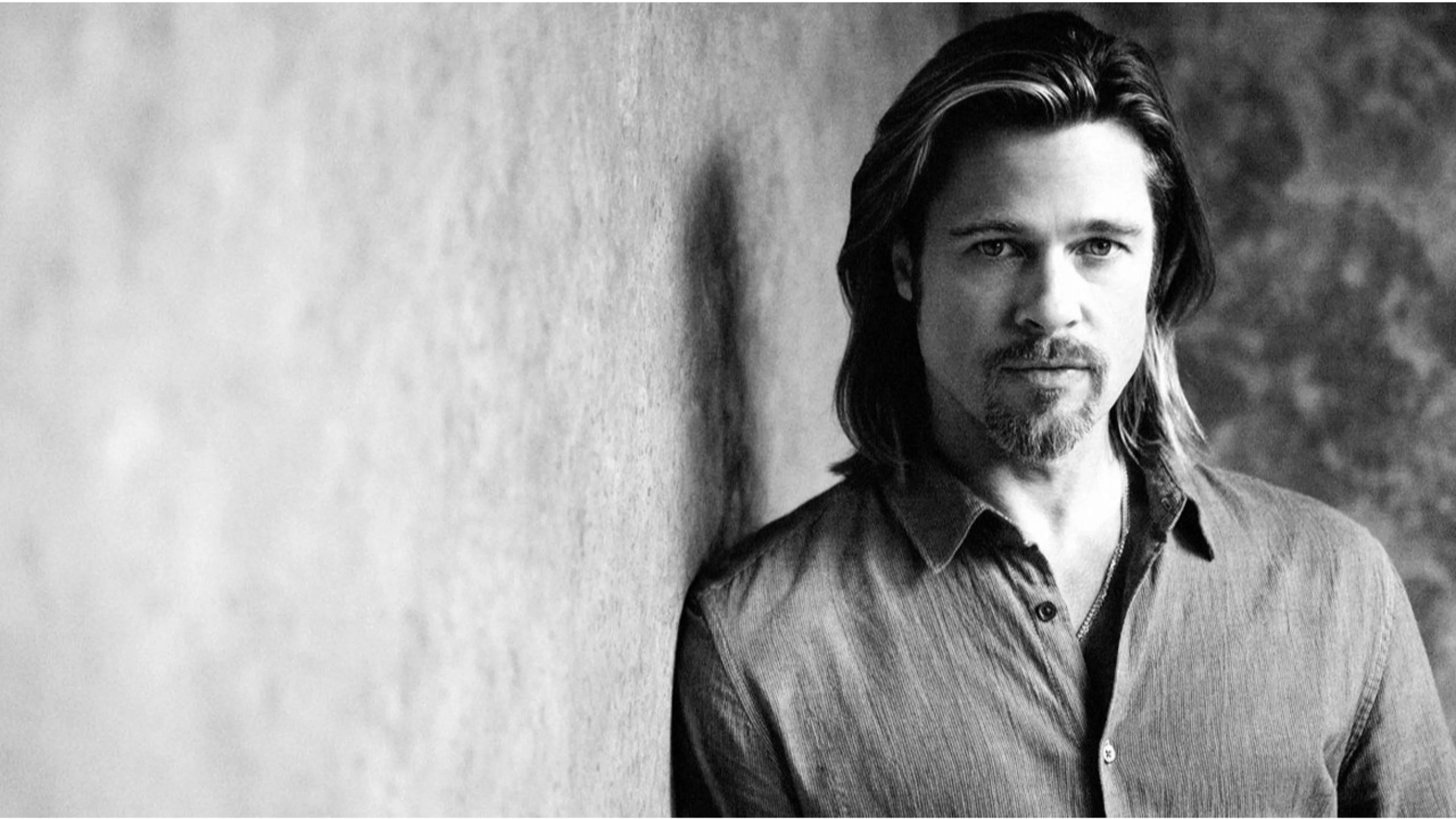 Brad Pitt: American actor and film producer, The recipient of various accolades. 3840x2160 4K Wallpaper.
