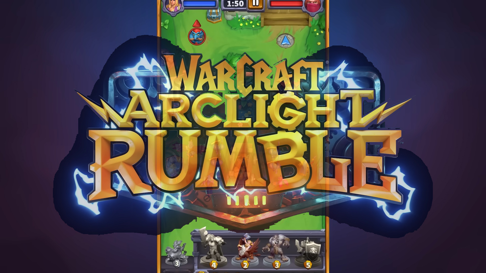 Warcraft Arclight Rumble: The rival to Blizzard's Clash Royale, A free-to-play mobile game. 1920x1080 Full HD Wallpaper.