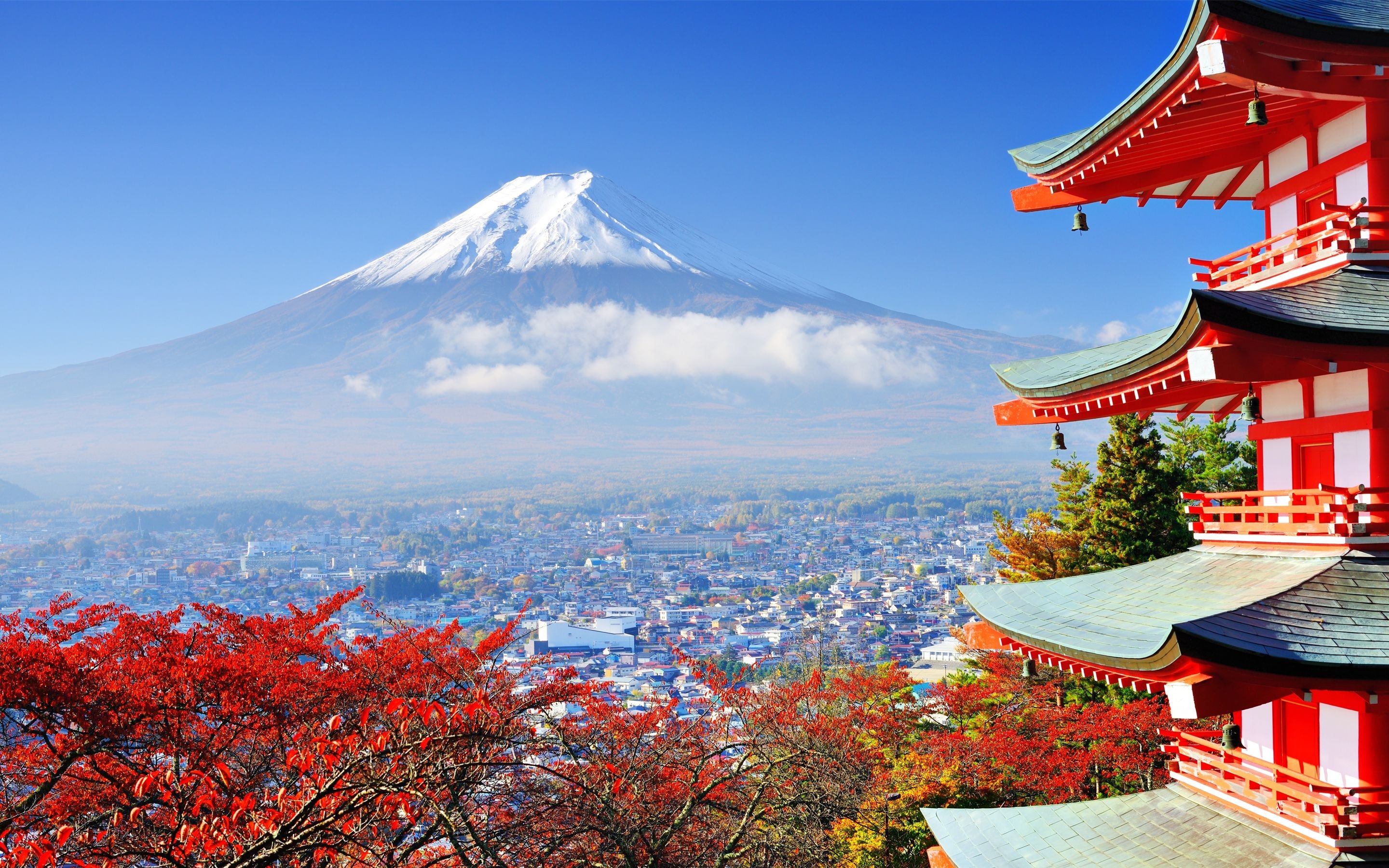 Mount Fuji, Japanese beauty, Stunning wallpapers, Scenic marvel, 2880x1800 HD Desktop