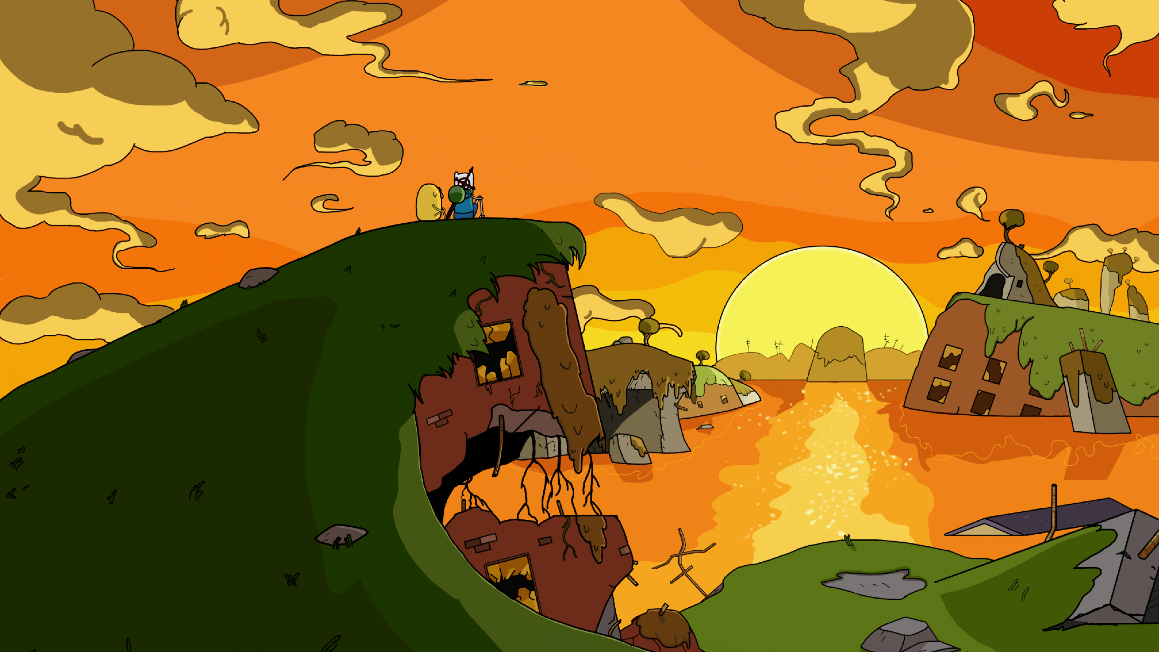 Adventure Time, TV series, Animation, Wallpapers, 3840x2160 4K Desktop