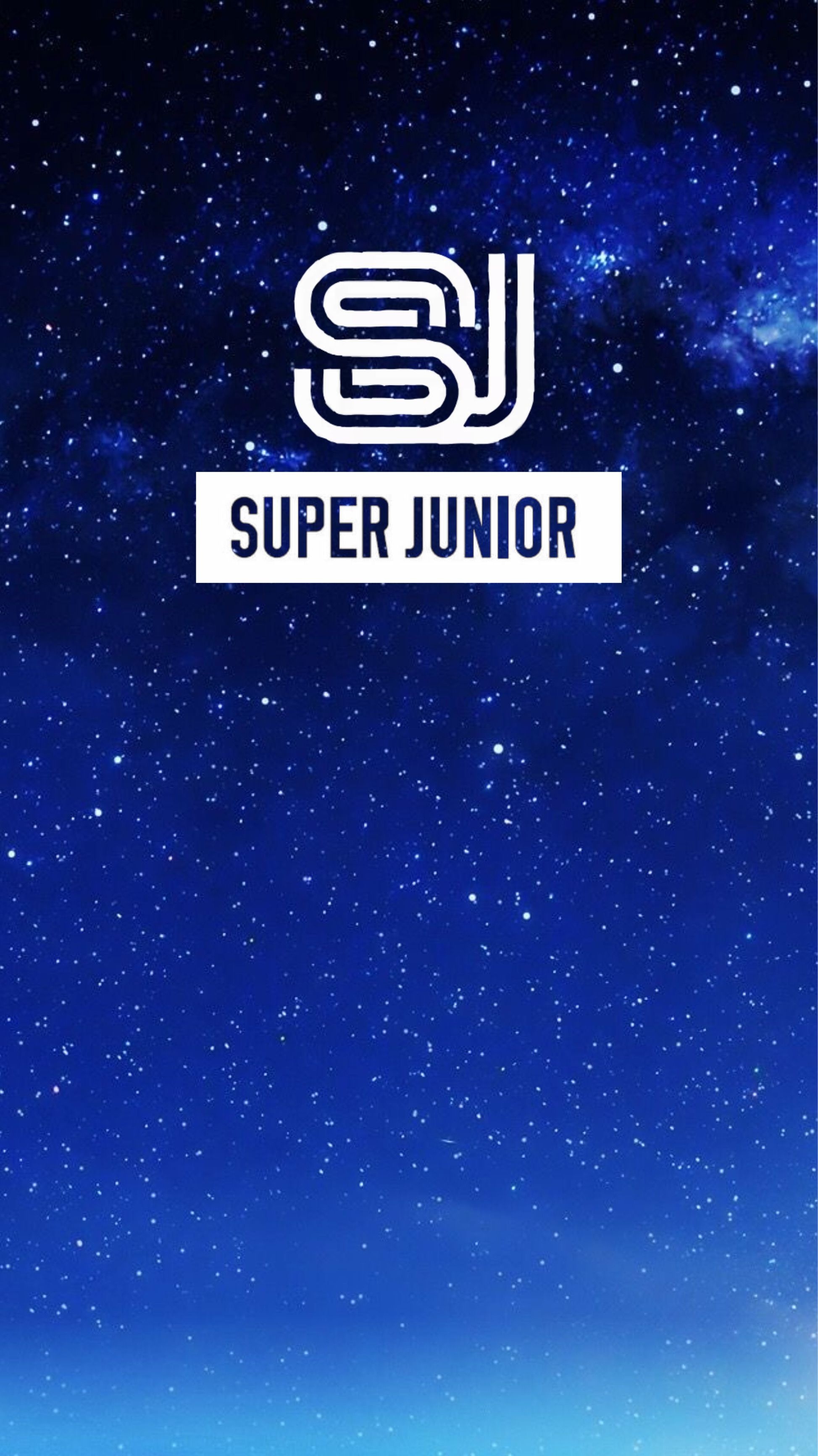 Super Junior members, Vibrant blue wallpaper, Comic book style, Goku drawing, 1950x3470 HD Phone