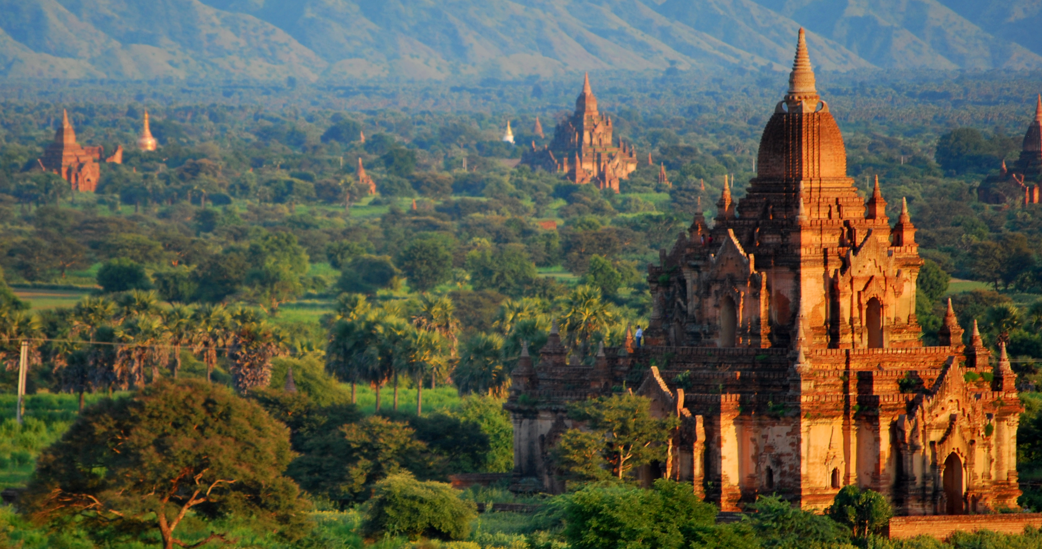 Bagan wallpapers, Man-made structures, Bagan photography, 4K images, 3420x1810 HD Desktop