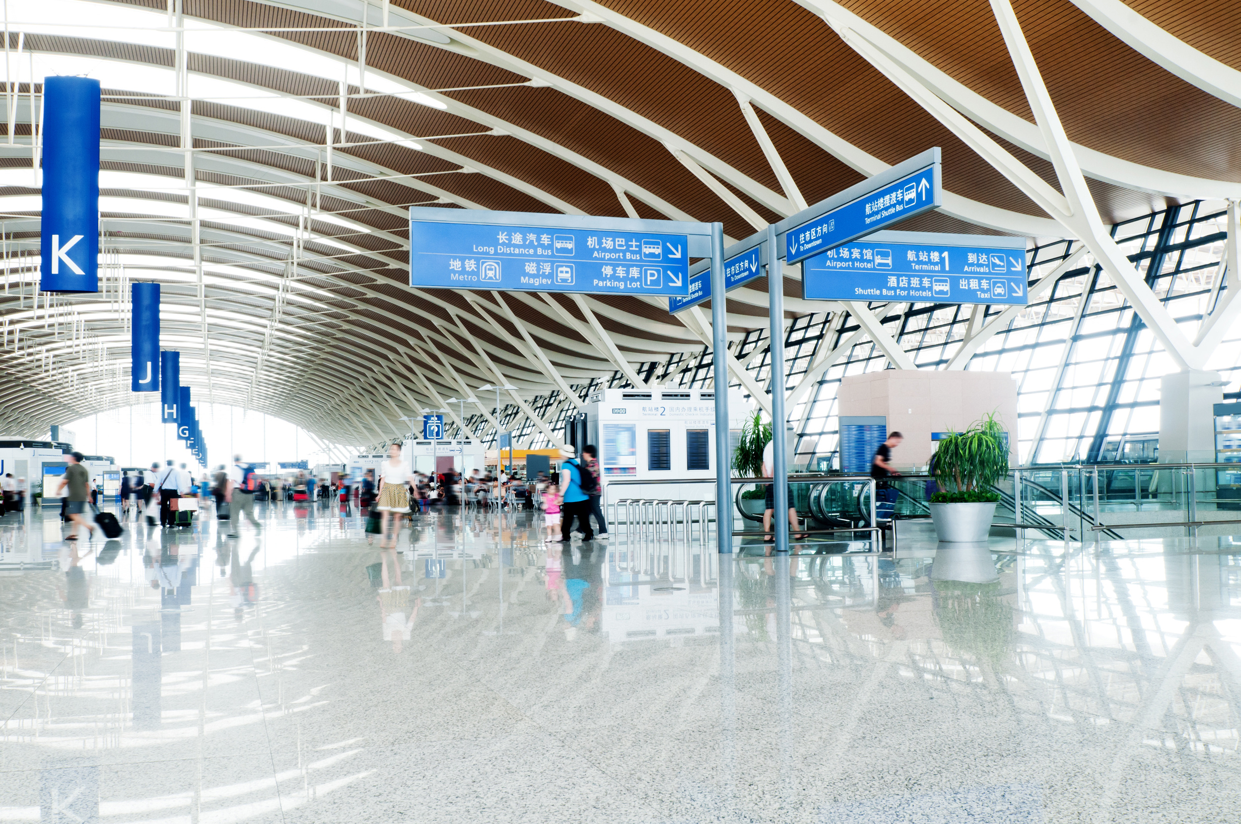Pudong International Airport, 400m duty free, Arrivals focus, Retail in Asia, 2500x1660 HD Desktop