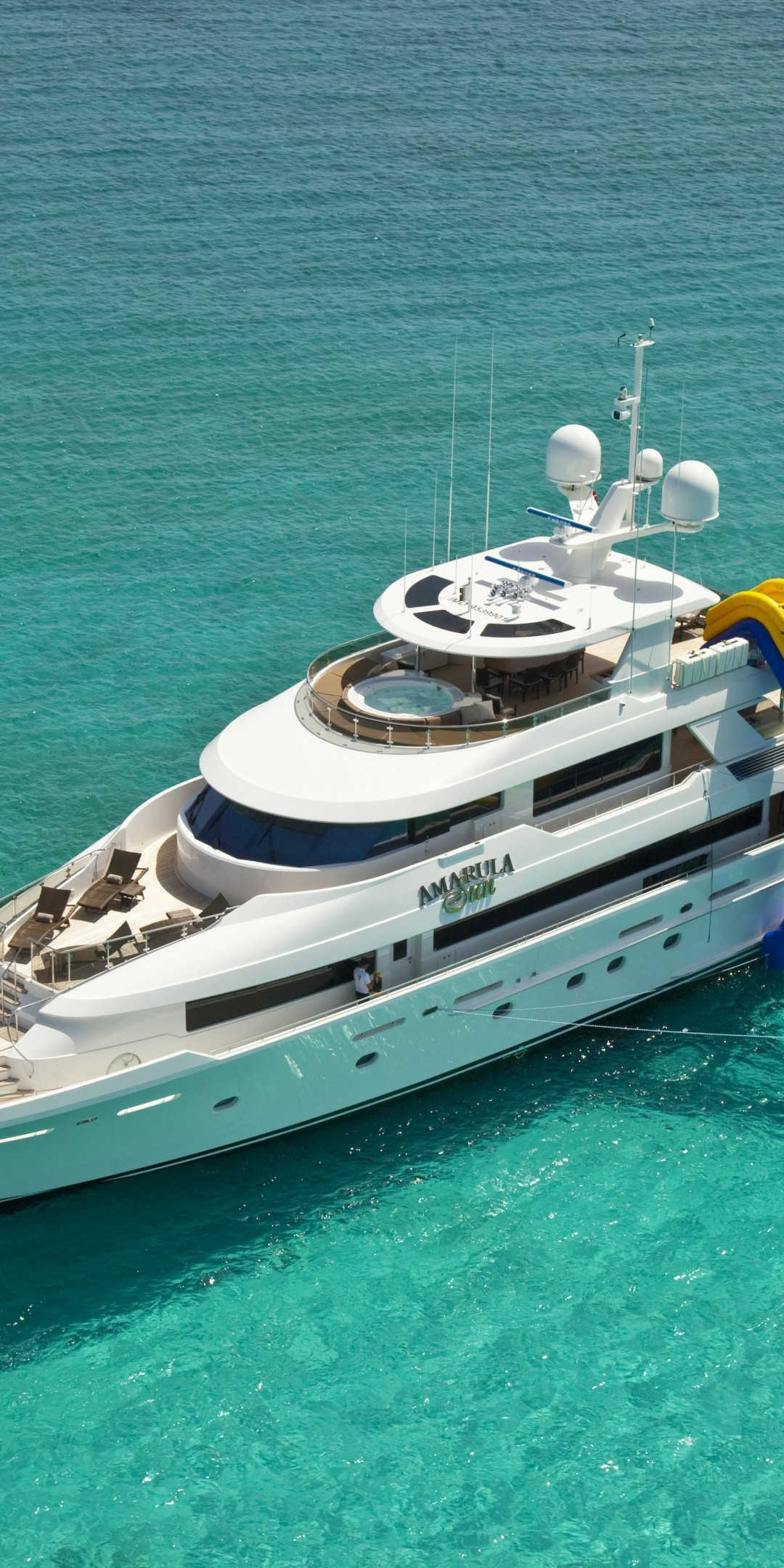 Yacht: Clean ocean, Amarula Sun, Lagoon, Luxury boat. 1080x2160 HD Wallpaper.