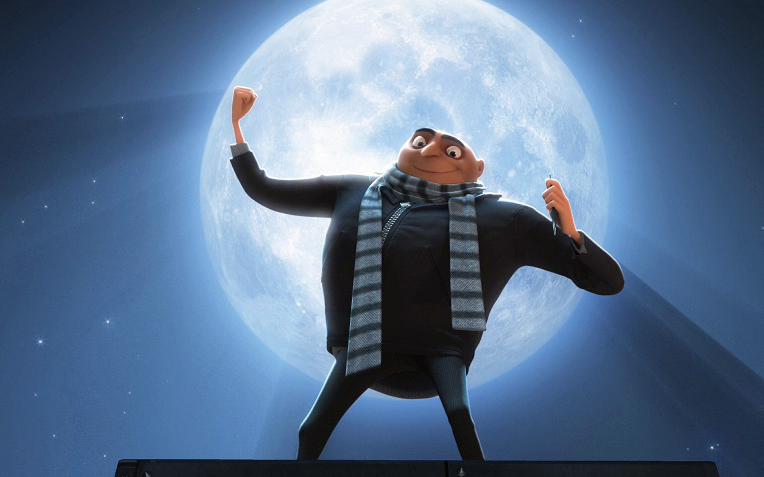Despicable Me: Felonious Gru, grouchy, quick-witted and extremely cynical. 2560x1600 HD Background.