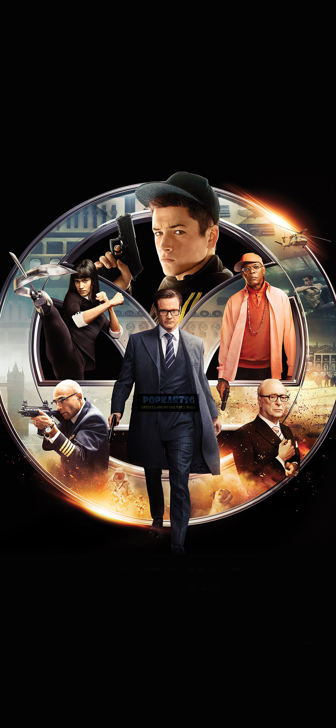 Kingsman, Action-packed thriller, Matthew Vaughn, Exciting plot, 1130x2440 HD Phone