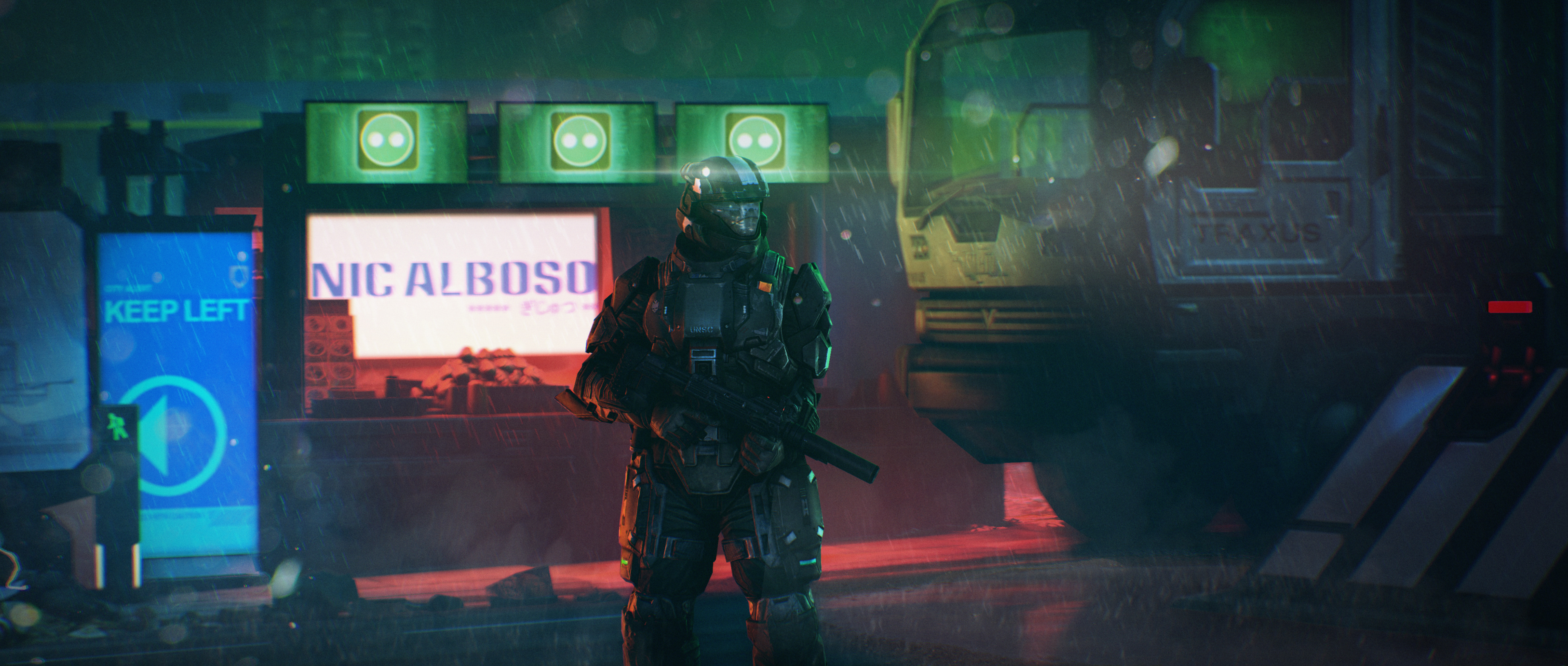 Halo 3: ODST, Best sale, Limited time offer, Special discount, 3840x1640 Dual Screen Desktop
