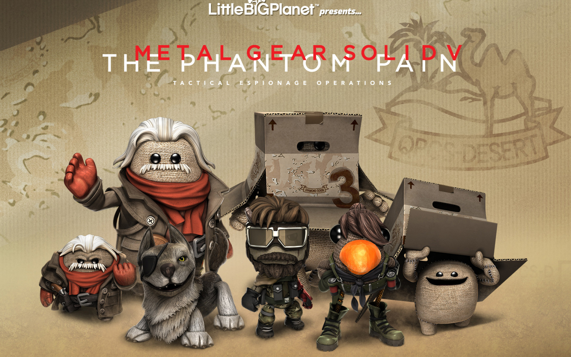 LittleBigPlanet 3, MGSV The Phantom Pain, Costume pack, Metal Gear Informer, 1920x1200 HD Desktop