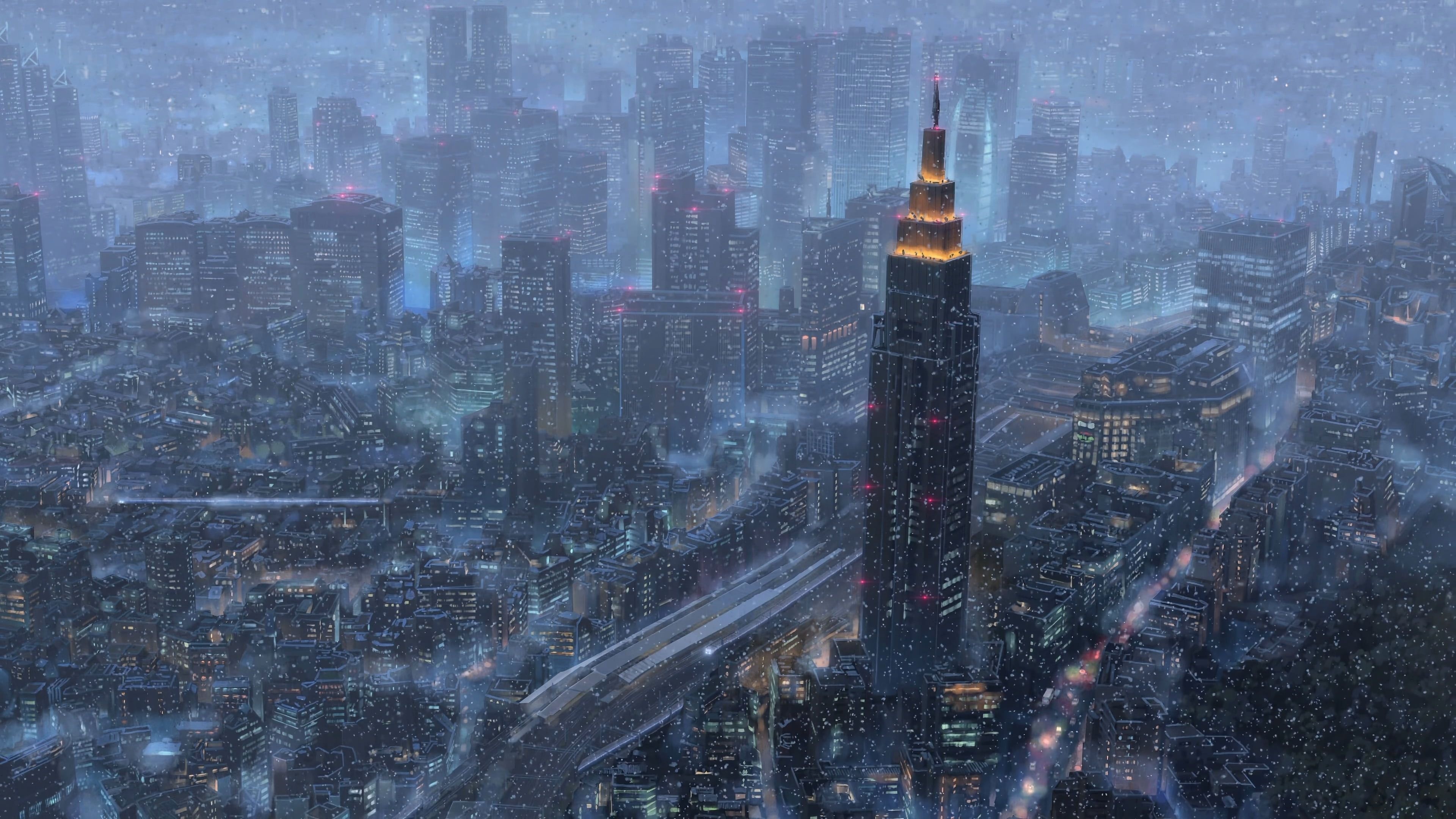 Makoto Shinkai artwork, Beautiful anime, 3840x2160 4K Desktop