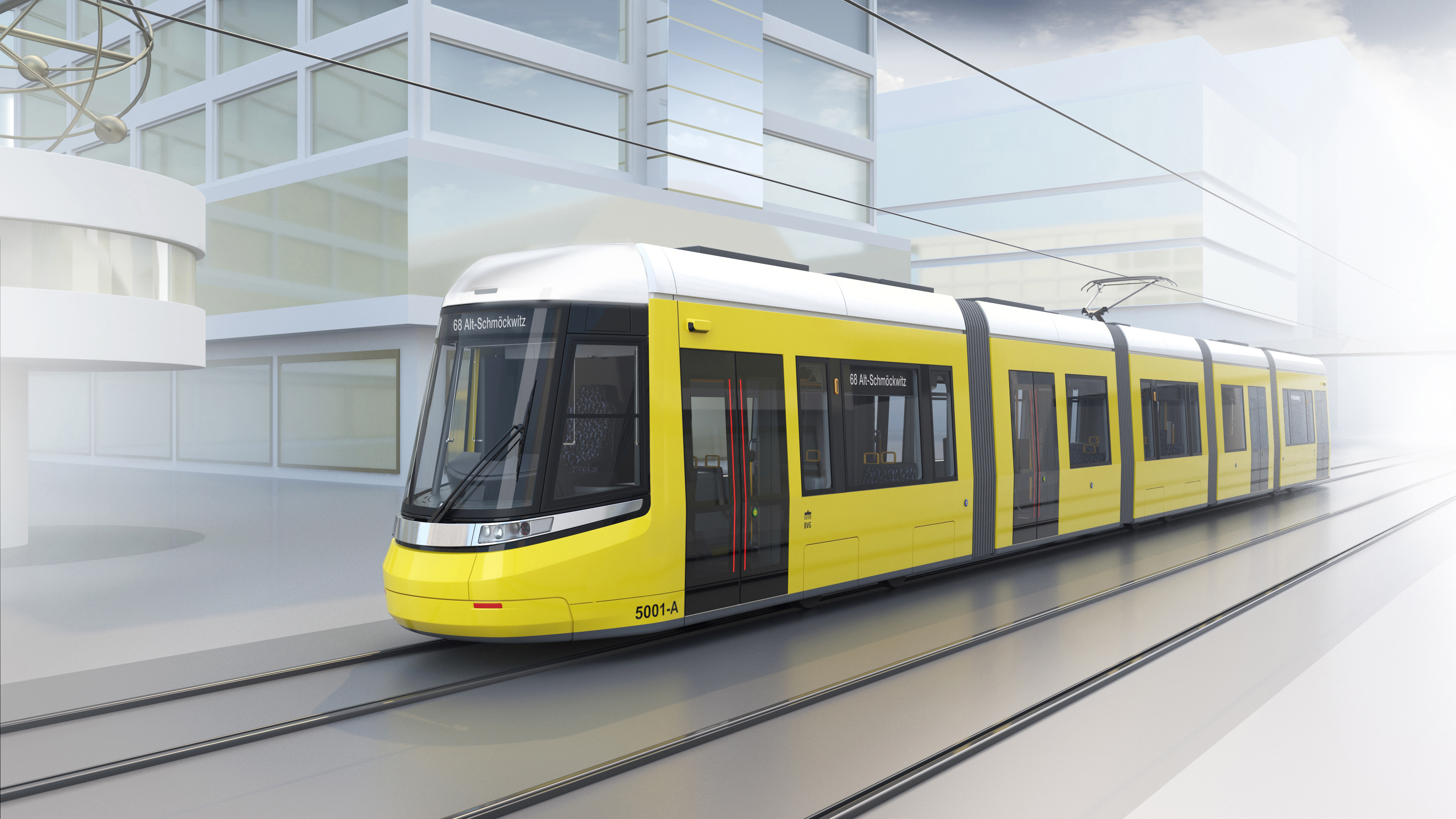 Berlin tram, Efficient public transport, Reliable service, Sustainable urban mobility, 3840x2160 4K Desktop