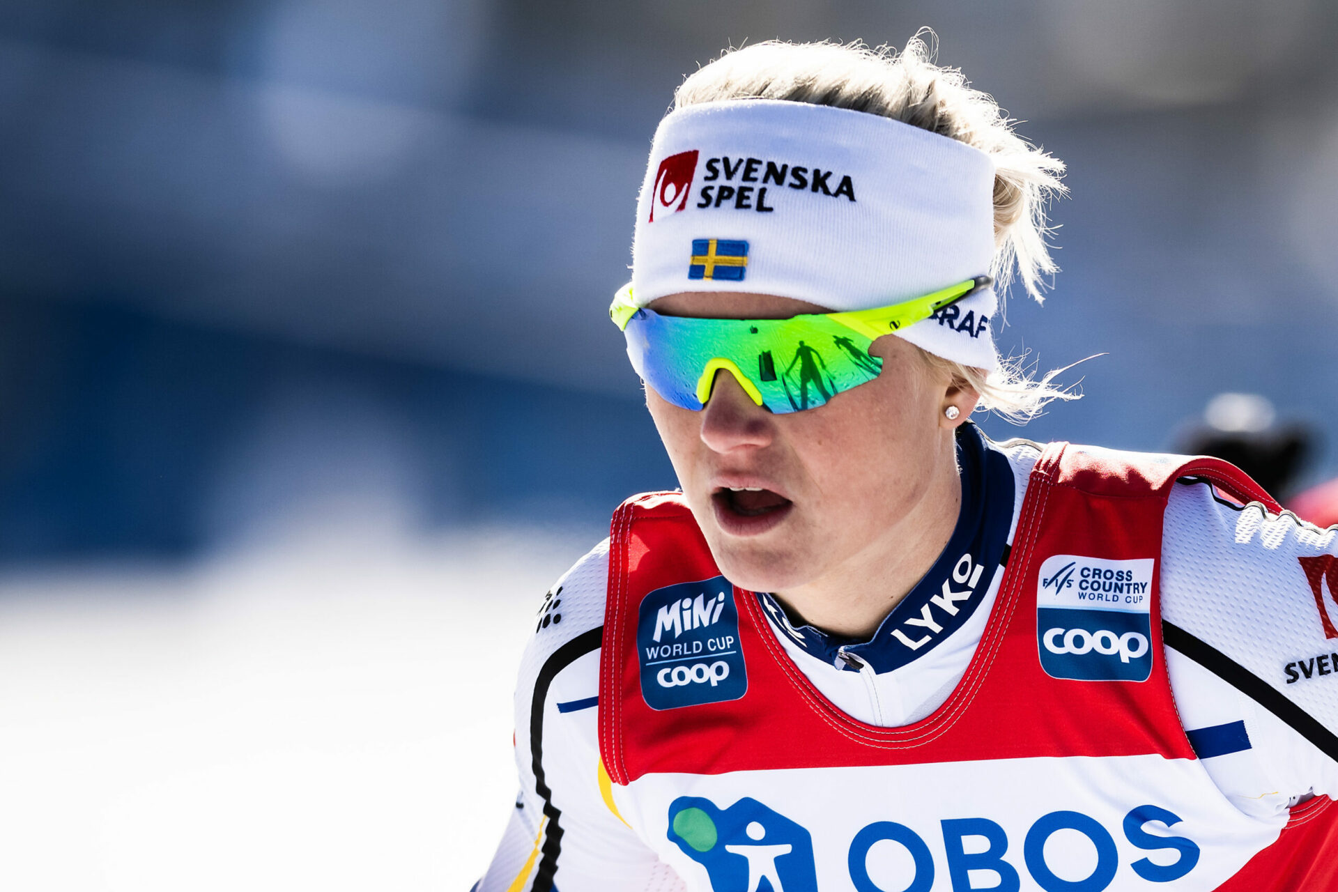 Maja Dahlqvist, Swedish skiing sensation, Nordic skiing talent, 1920x1280 HD Desktop