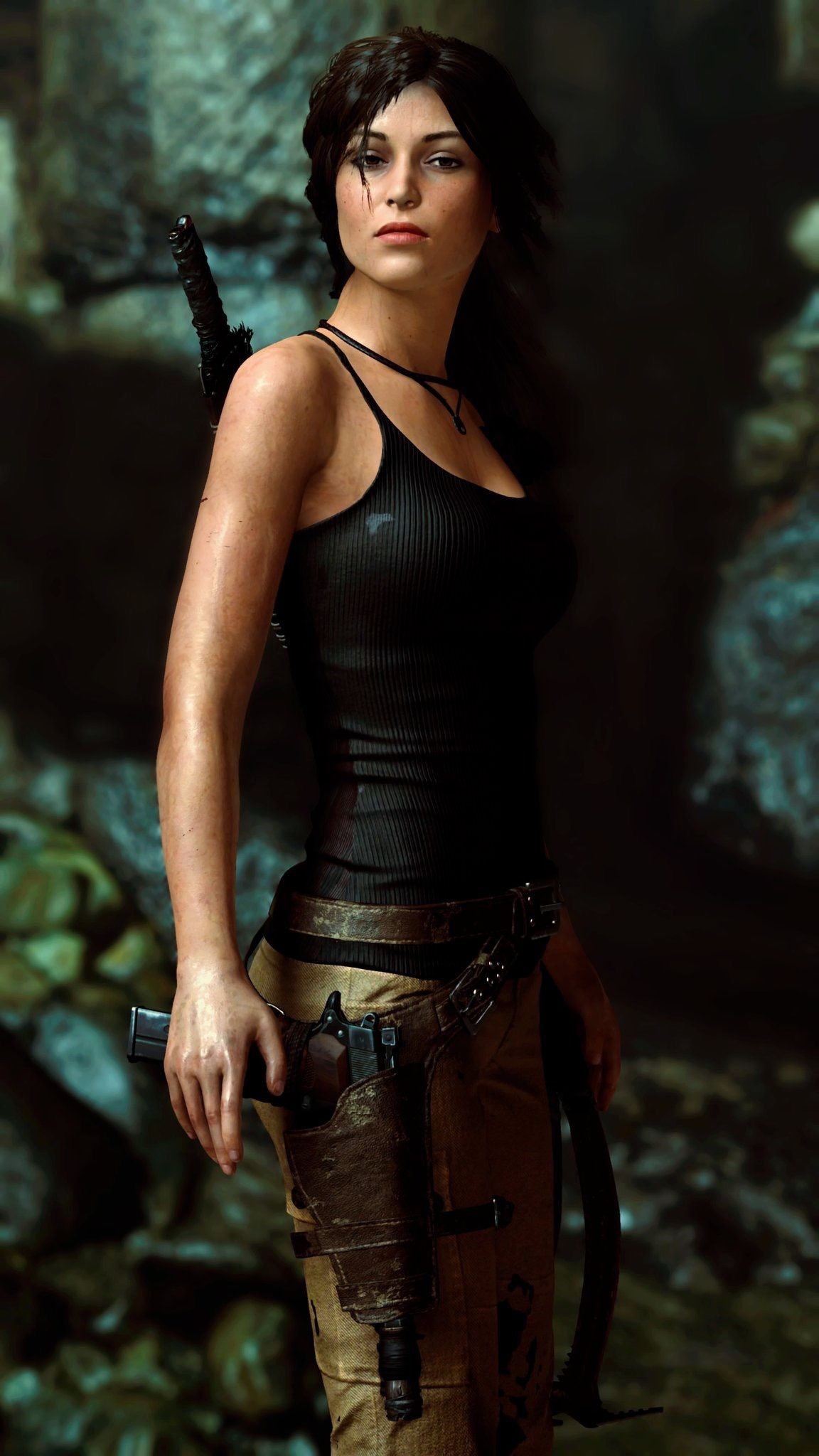 Lara Croft, Tomb Raider game, Gaming, 1160x2050 HD Handy