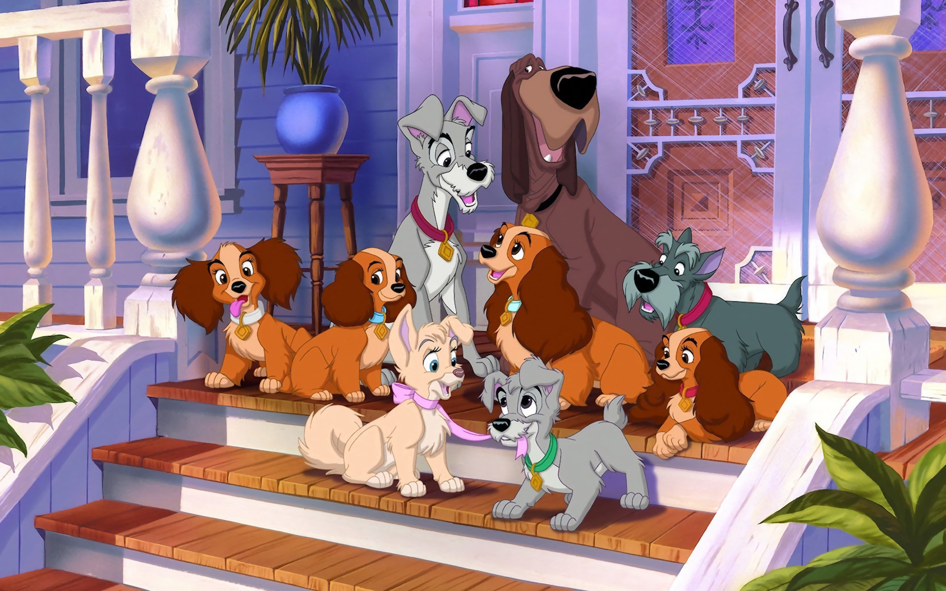 Lady and the Tramp, Scamp's Adventure, Tapety, Disney, 1920x1200 HD Desktop
