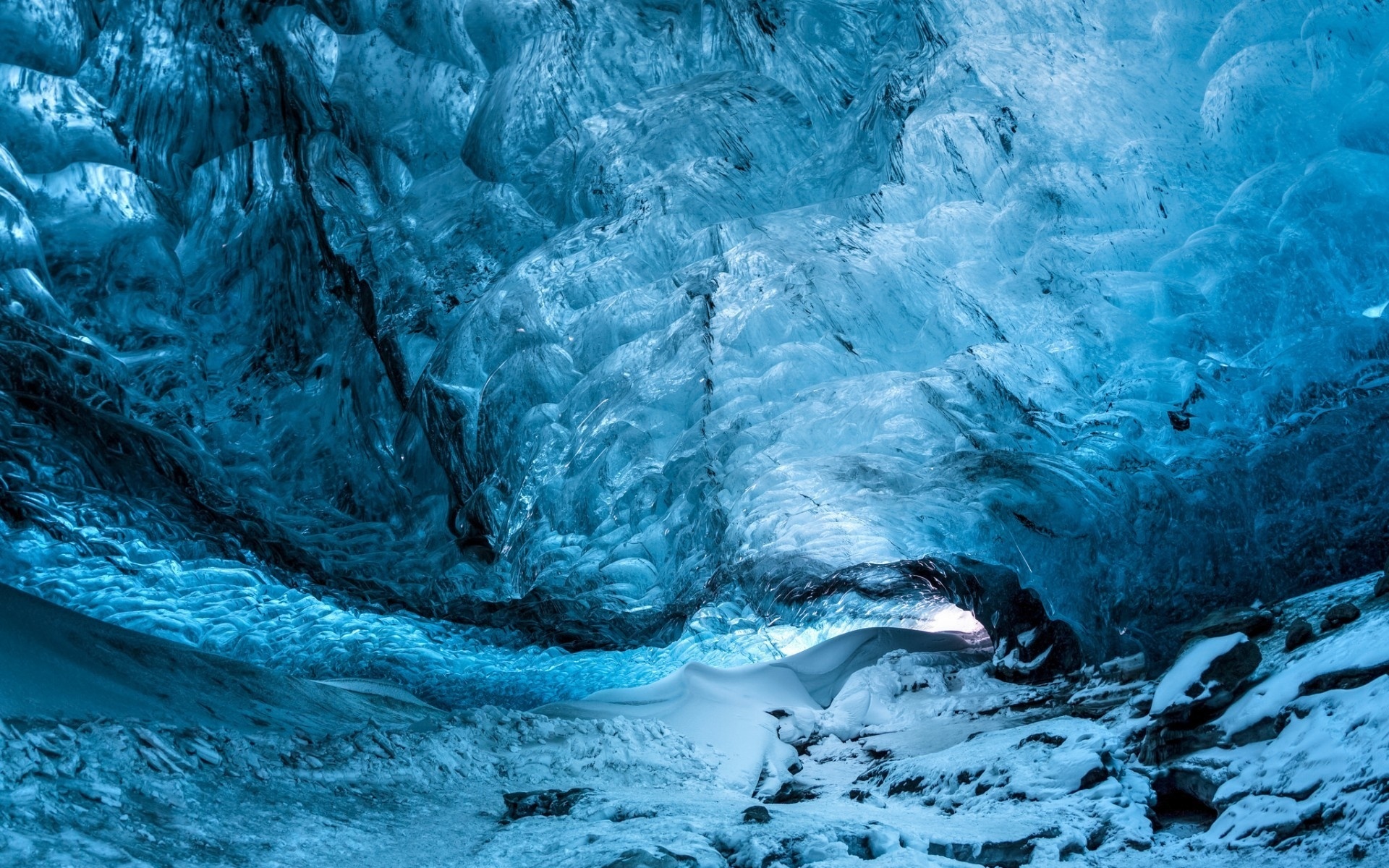 Ice Cave, Natural wonder, Stunning beauty, Frozen landscape, 1920x1200 HD Desktop