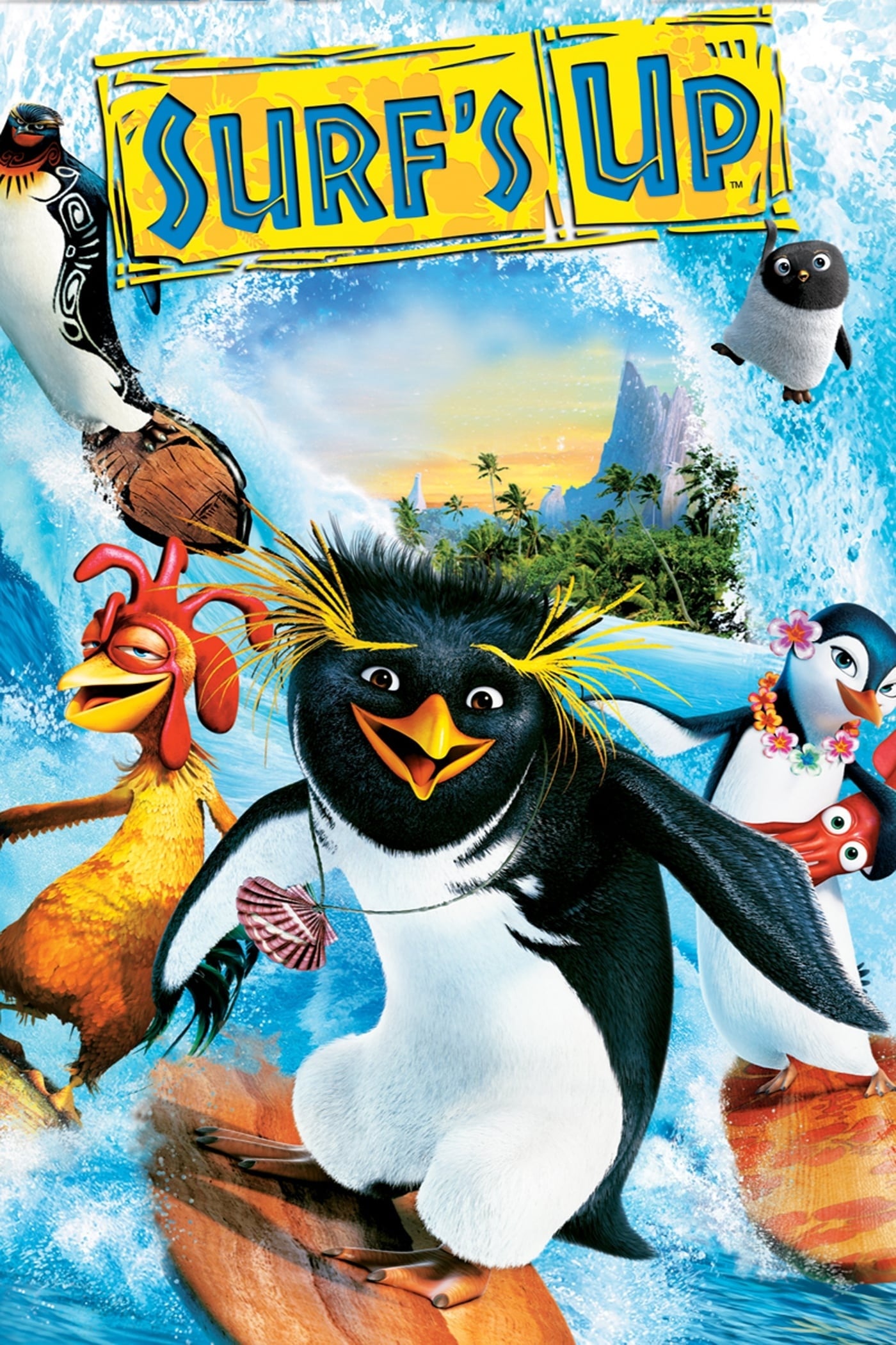 Surf's Up, Animation, The Poster Database, 1400x2100 HD Phone