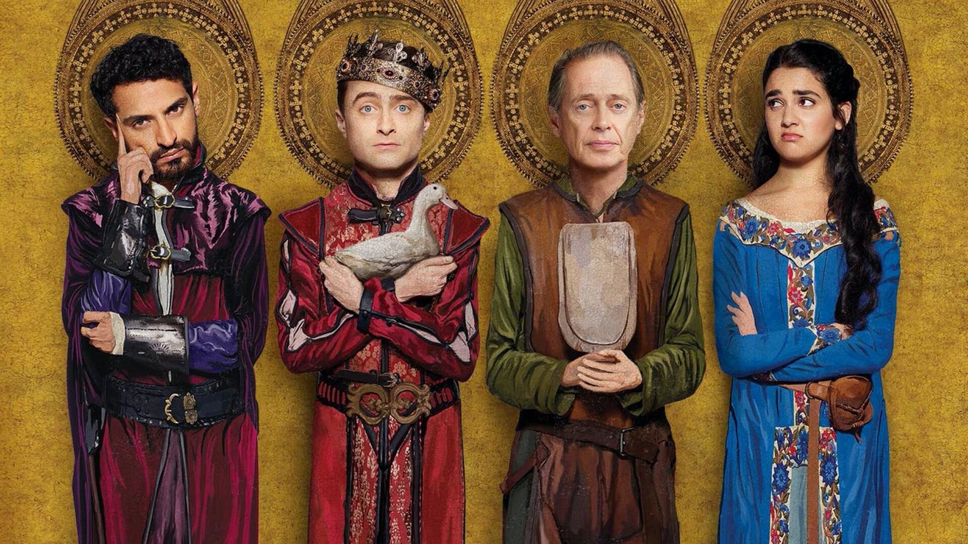 Steve Buscemi movies, Miracle Workers series, Daniel Radcliffe collaboration, Hilarious storytelling, 1920x1080 Full HD Desktop