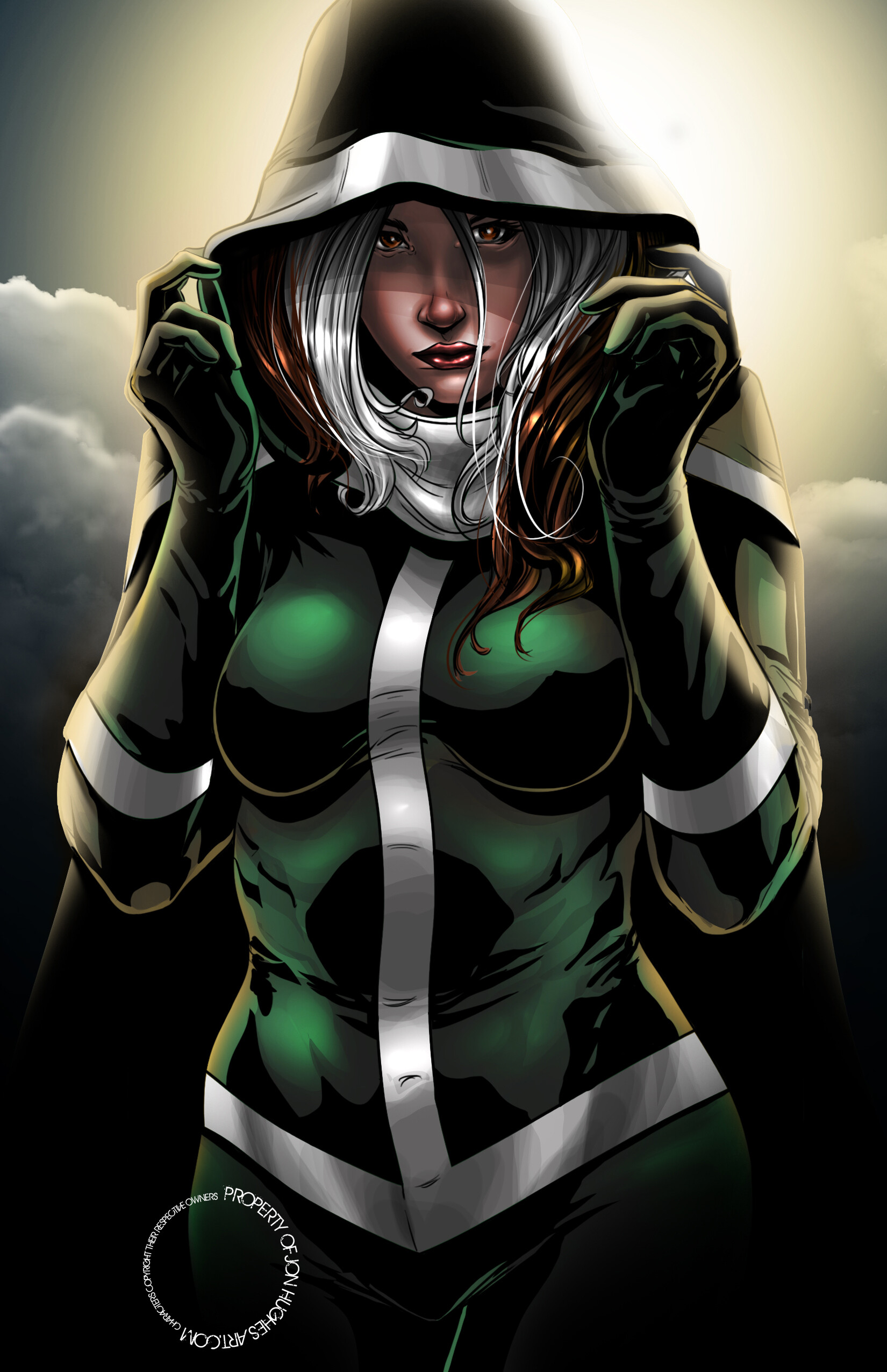 Rogue (Marvel): Comics, Capable of absorbing the life force, attributes, memories, and superpowers of anyone through physical touch. 1650x2550 HD Background.