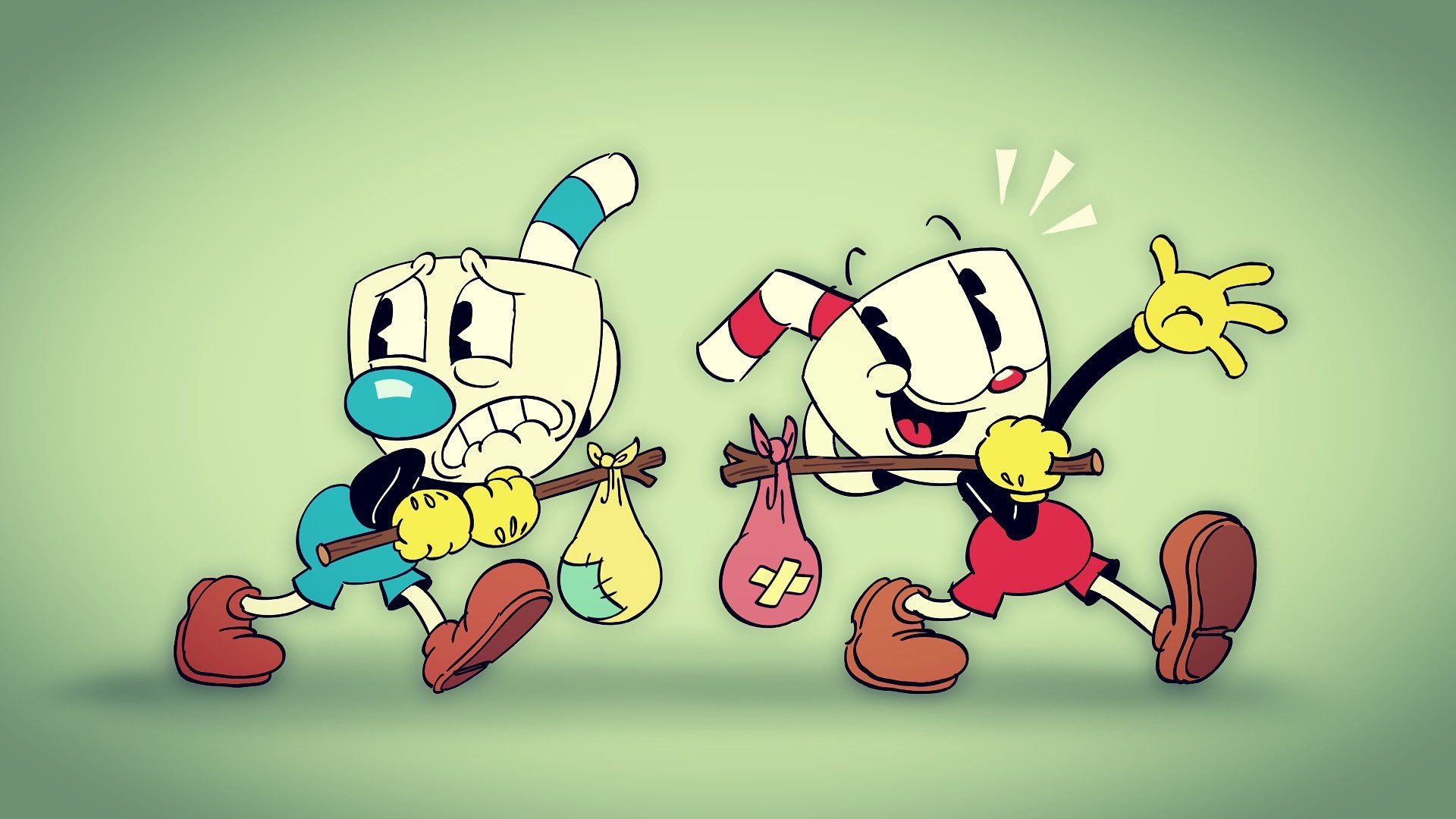 The Cuphead Show, Animation series, Cuphead characters, Classic game, 1920x1080 Full HD Desktop