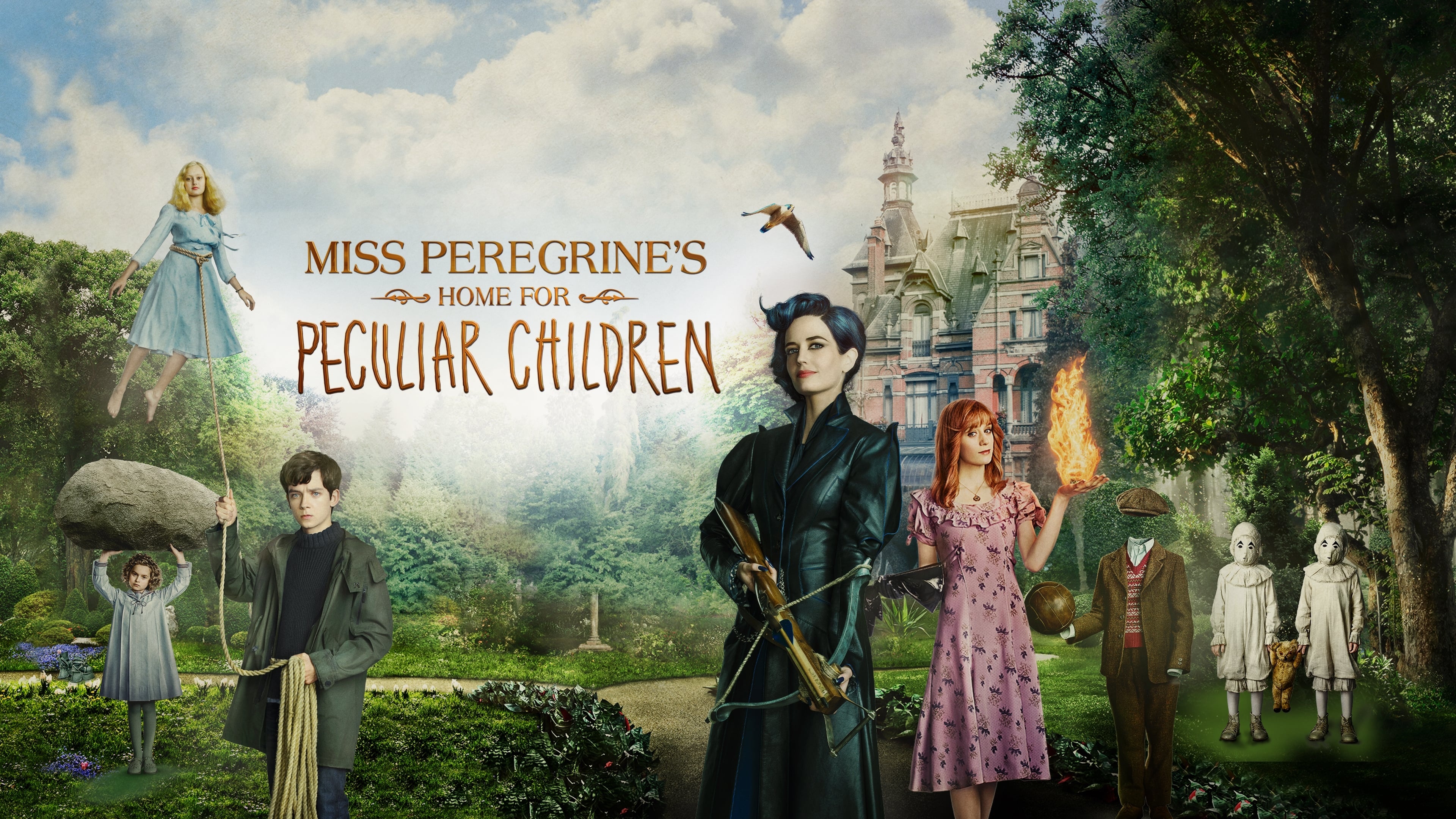 Miss Peregrine's Home, Peculiar children adventure, Fantasy movie, Watchrs club, 3840x2160 4K Desktop