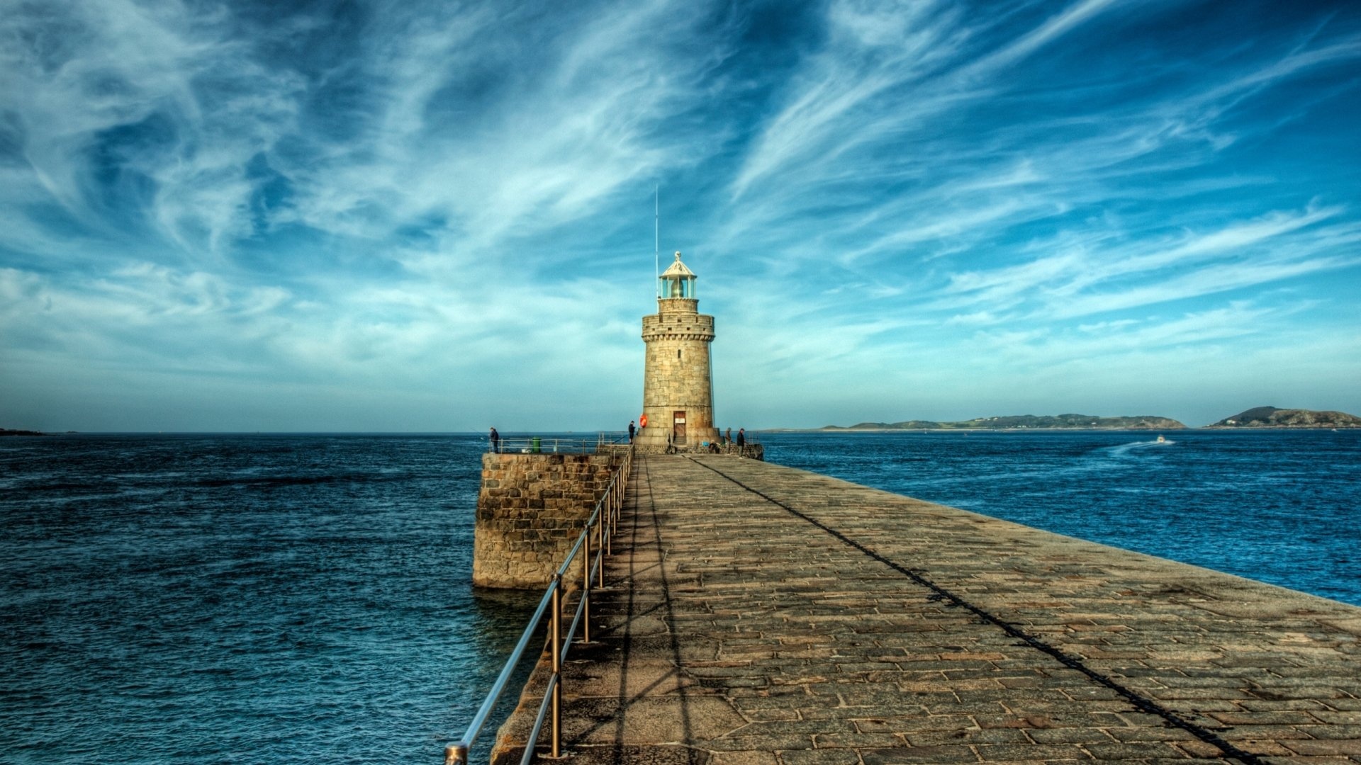 Guernsey Travels, Lighthouse, Serene Beauty, Island Vibes, 1920x1080 Full HD Desktop