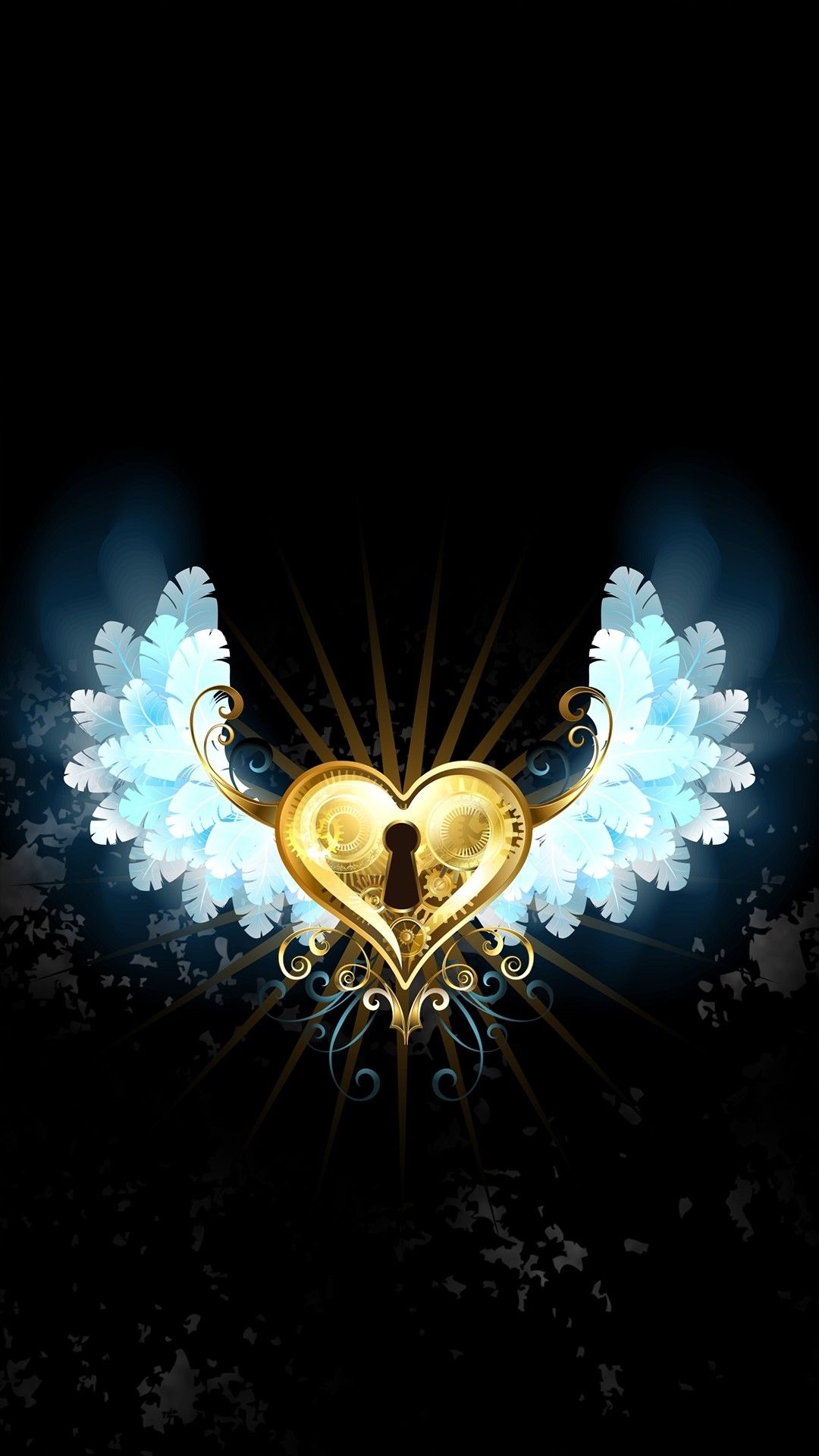 Heart With Wings, Emo aesthetic, Angel wallpaper, Tattoo inspiration, 1080x1920 Full HD Handy